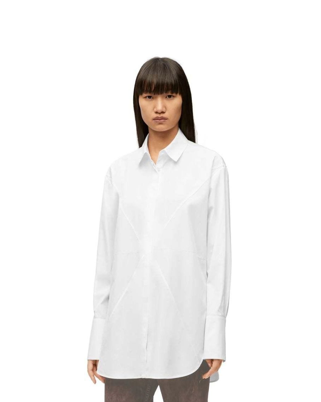 Loewe White Puzzle Fold Shirt