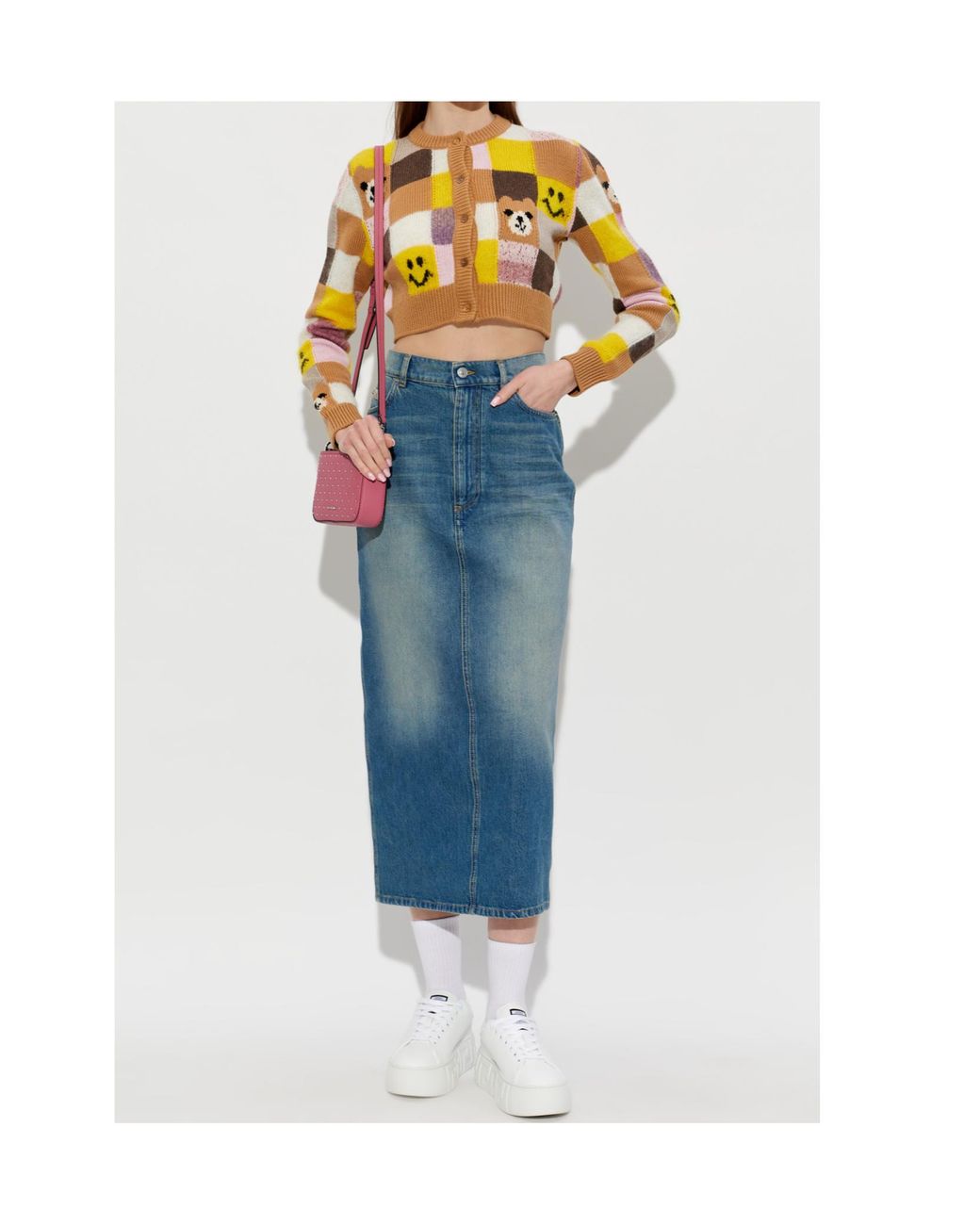 Moschino Blue Denim Skirt