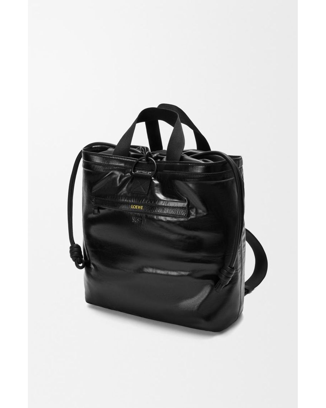 Loewe Black Squad Backpack for men