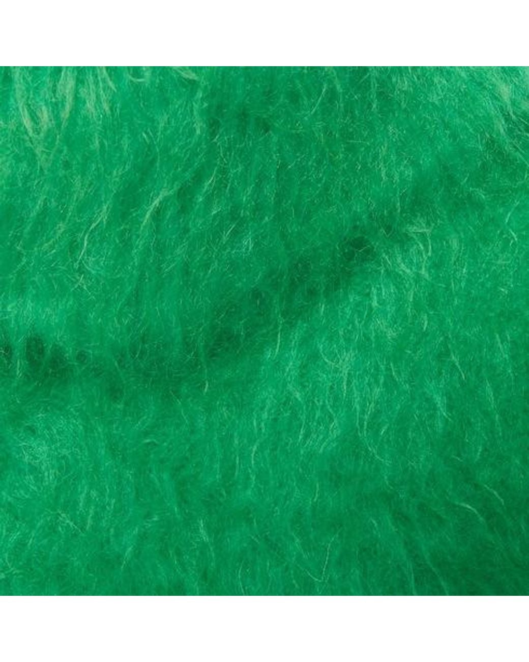 Gucci Green Brushed Turtleneck Sweater Dress