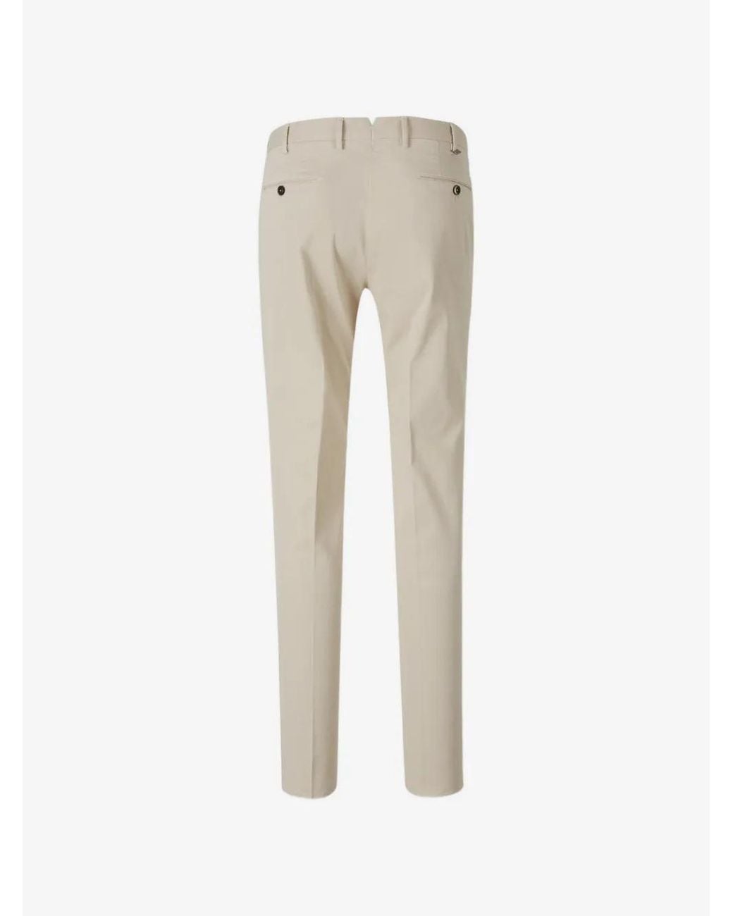Pt Pantaloni Natural Straight-Leg Trousers for men