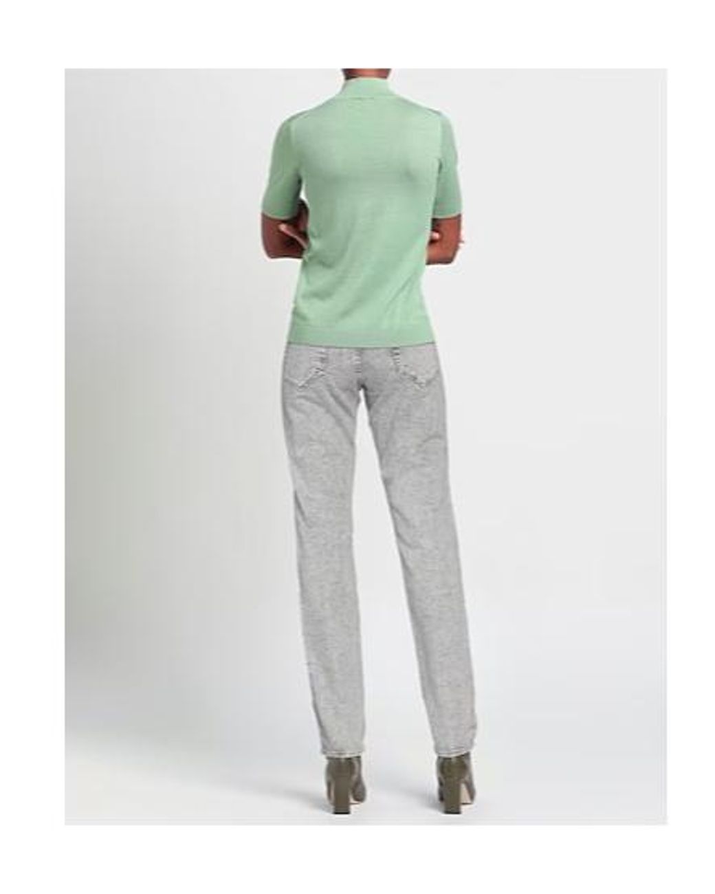 Isabel Marant Gray Denim Trousers