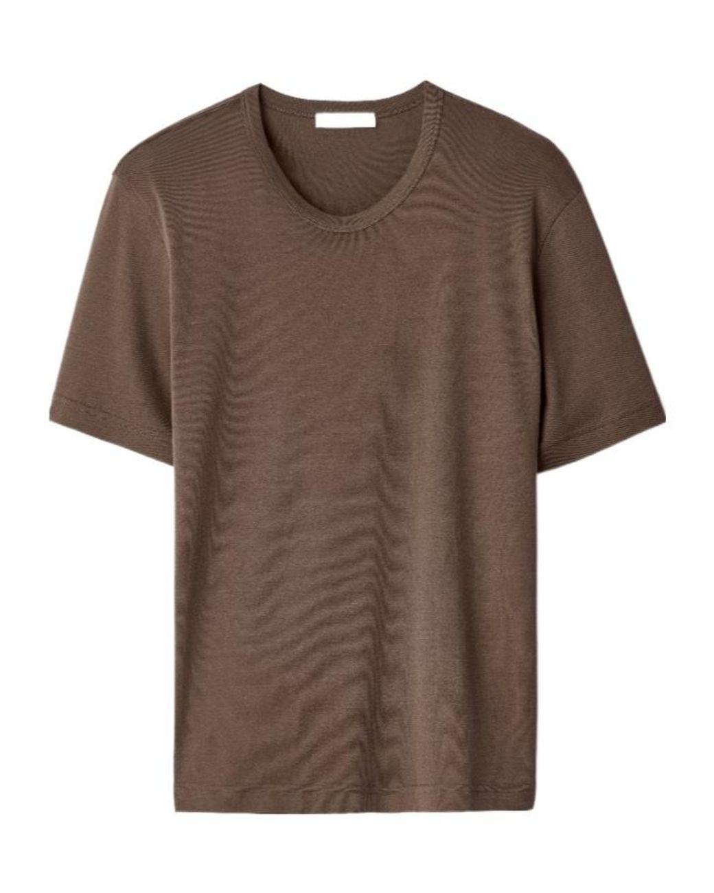 Lemaire Brown Crew Neck T-Shirt