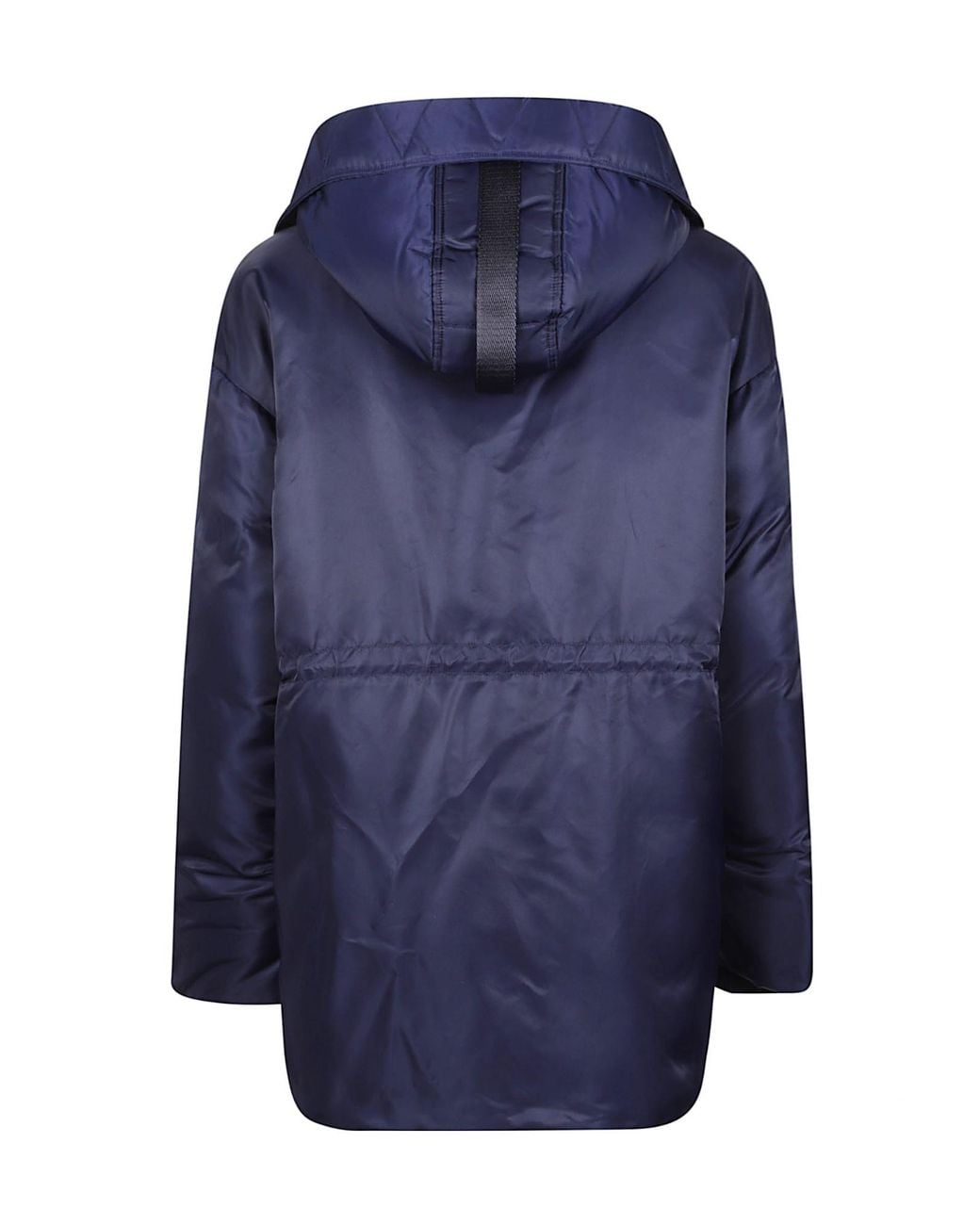 Pinko Blue Passito Buckle-Detail Down Coat