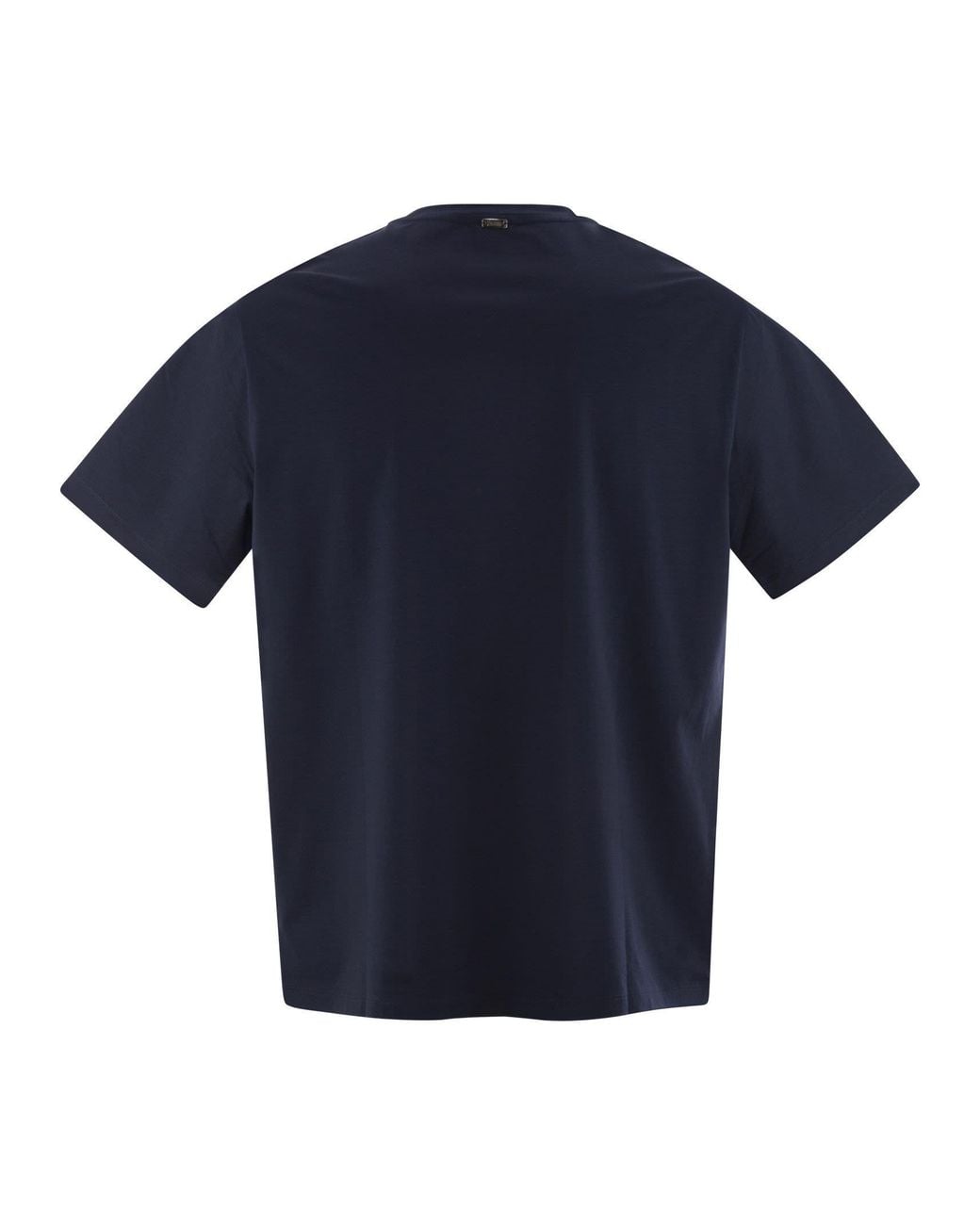 Herno Blue Crewneck Jersey for men
