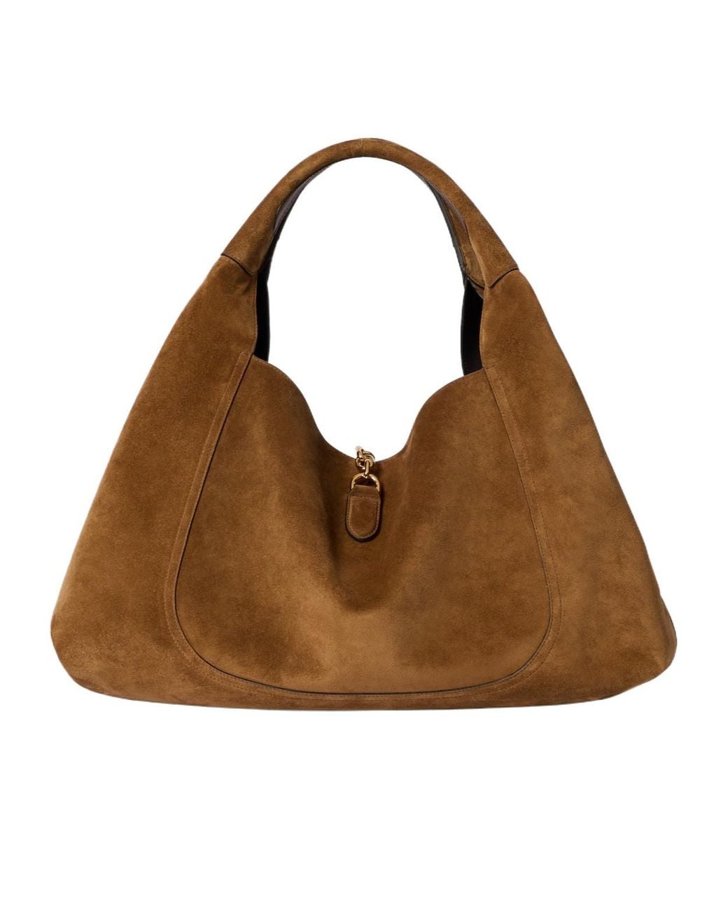 Gucci Brown Softbit Maxi Shoulder Bag