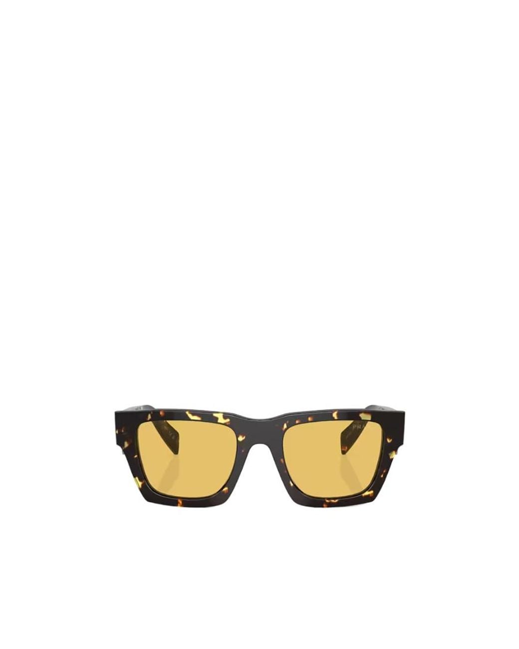 Prada Metallic Eyewear Square Frame Sunglasses for men