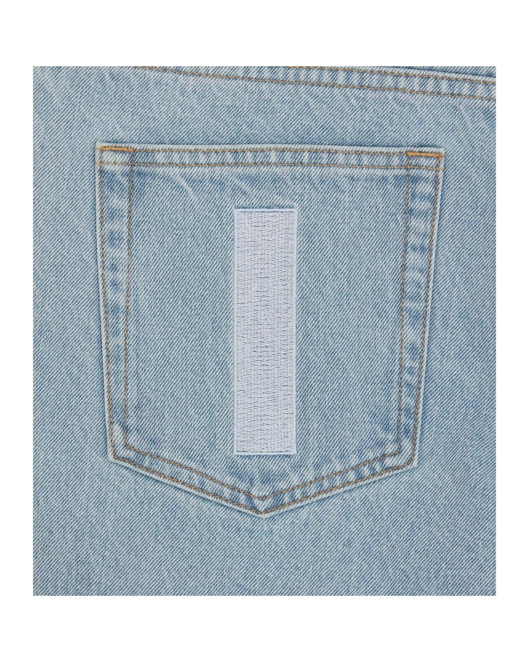 ICECREAM Blue Run Dog Straight Leg Jeans for men