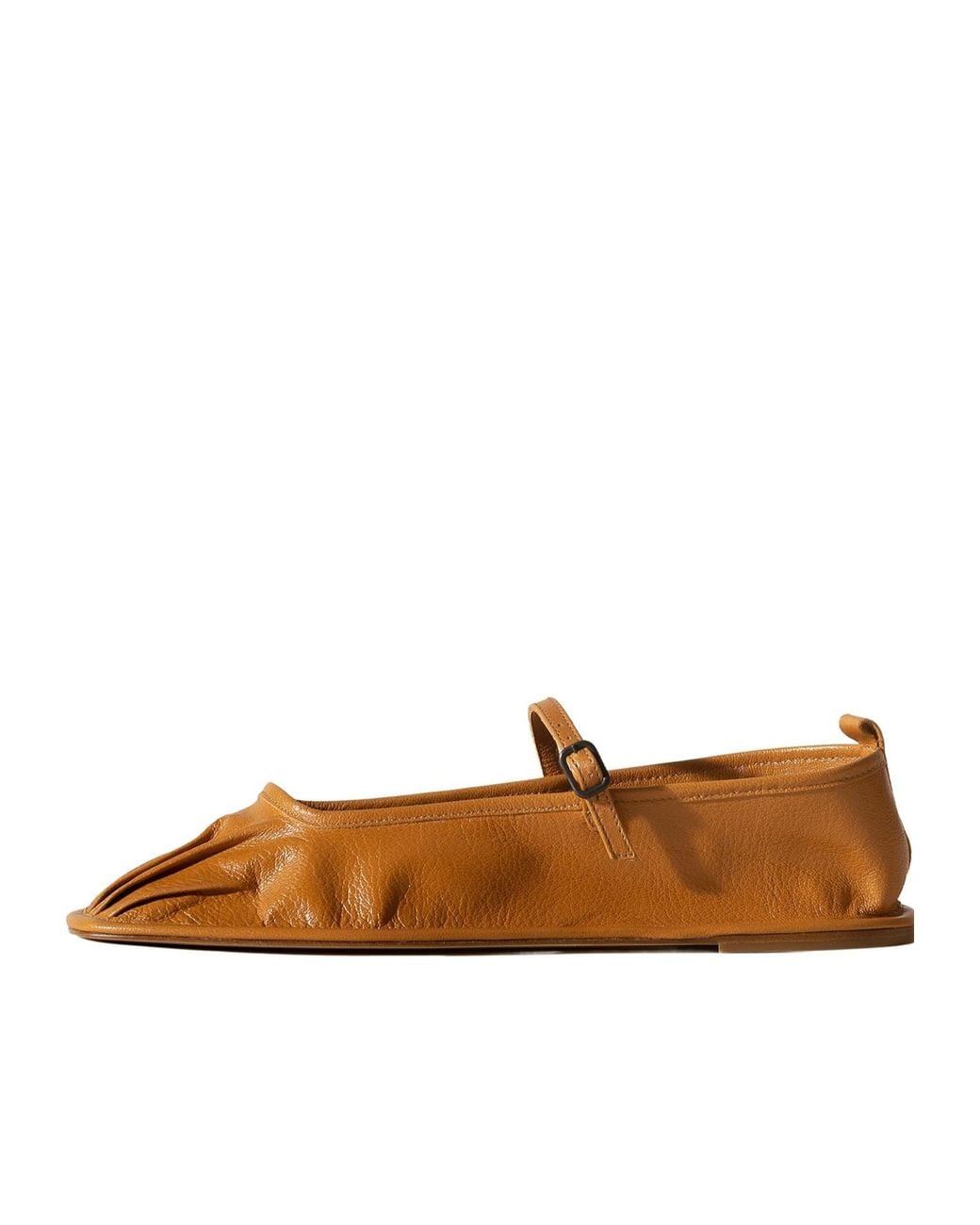 Hereu Brown Dansa Pleated Slipper