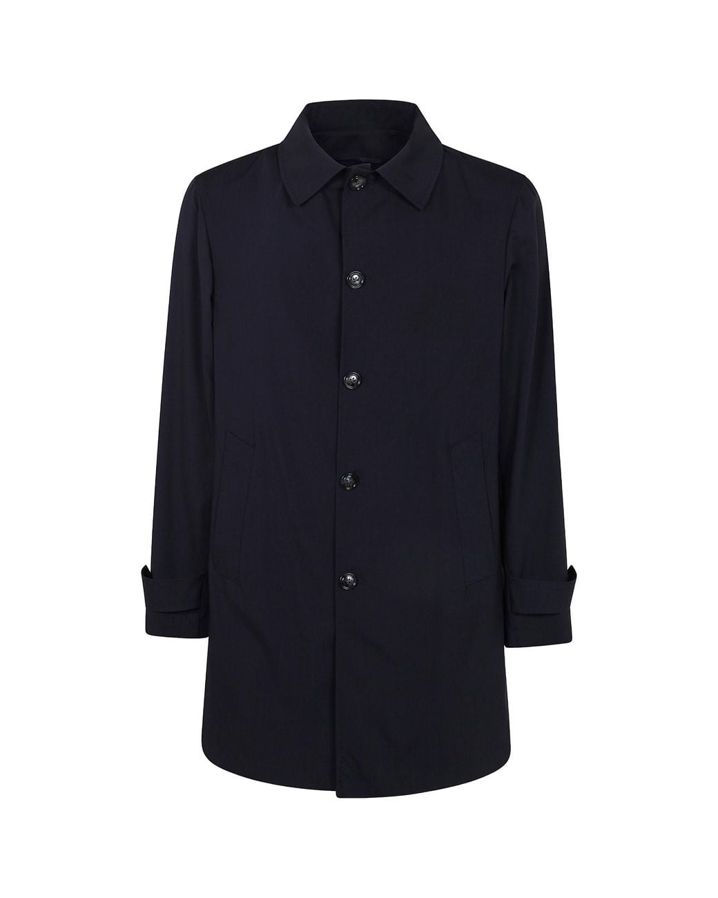 Barba Napoli Blue Long Sleeve Casual Jacket for men