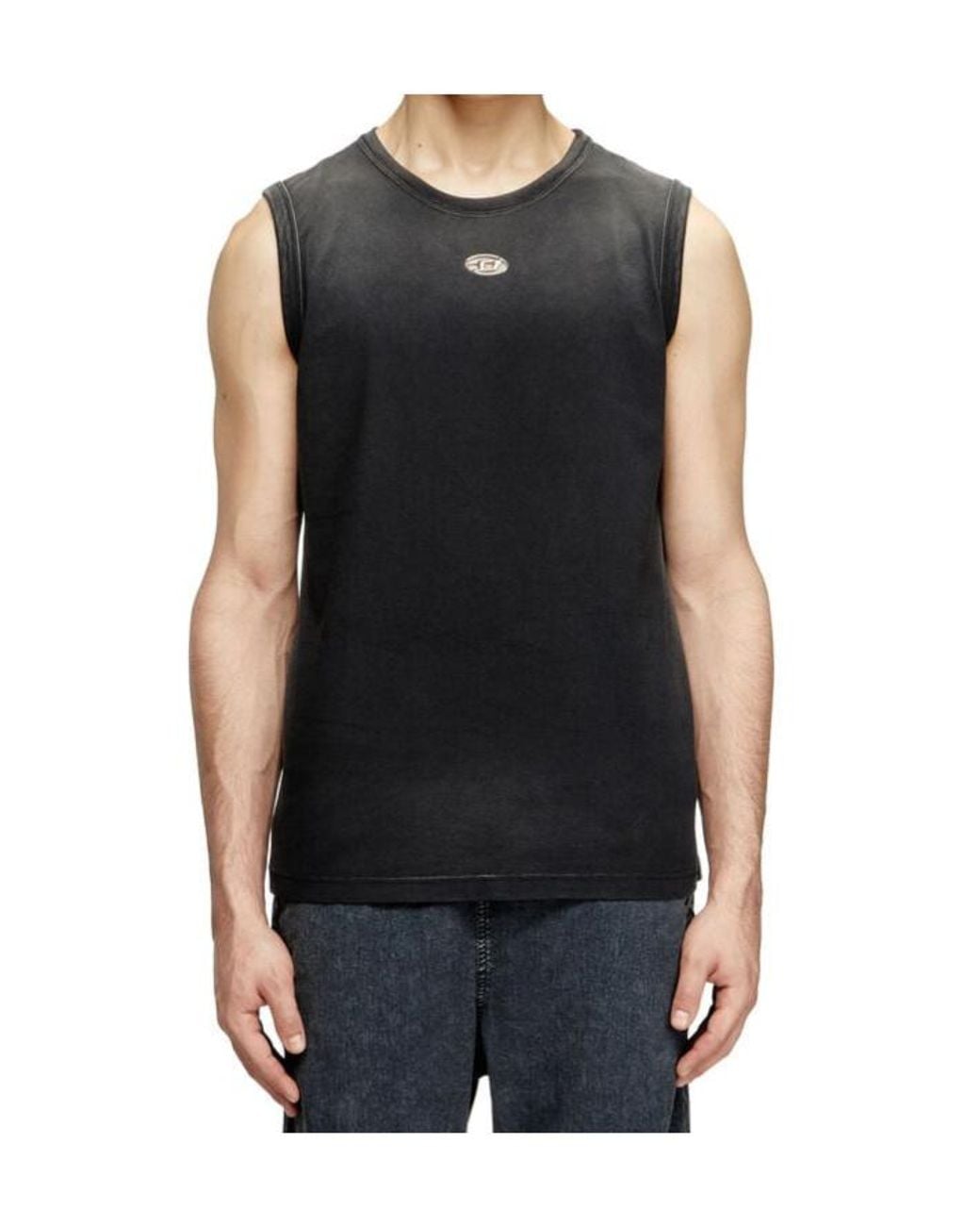 DIESEL Black Top Top for men