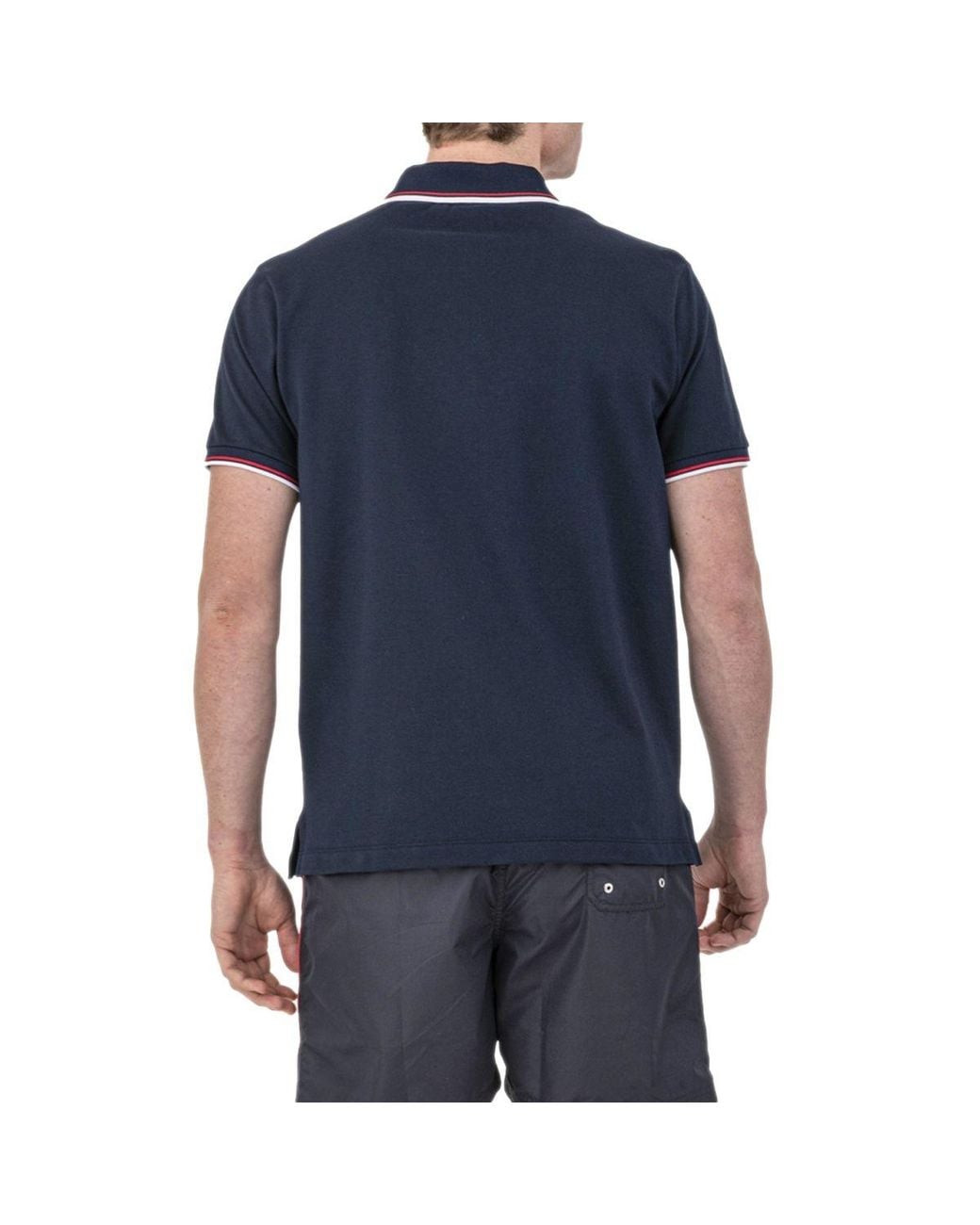 Paul & Shark Blue Logo Short-Sleeved Polo Shirt for men