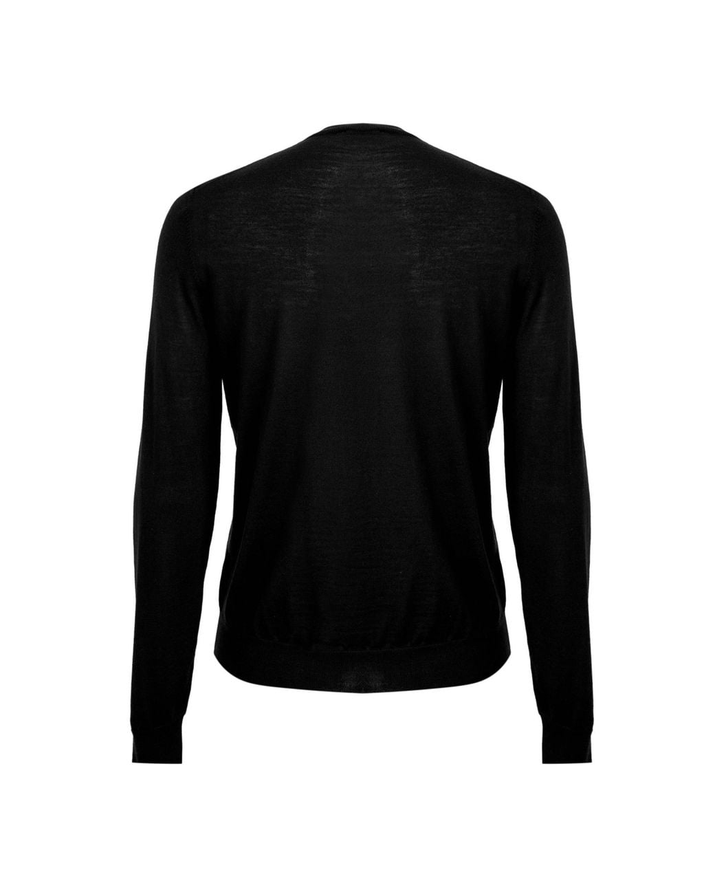 Fendi Black Fine Gauge Knit Sweater for men