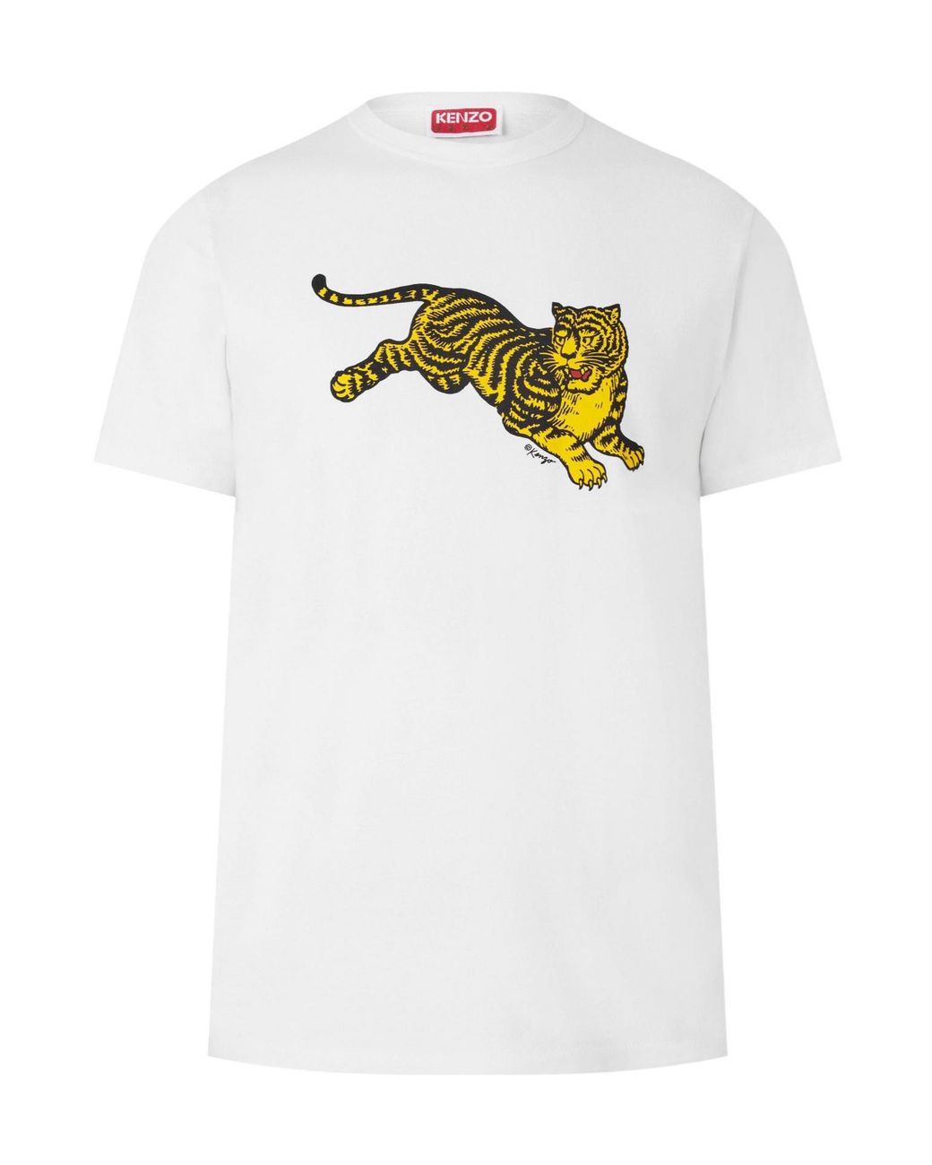 KENZO White Crewneck Shortsleeve Tee for men