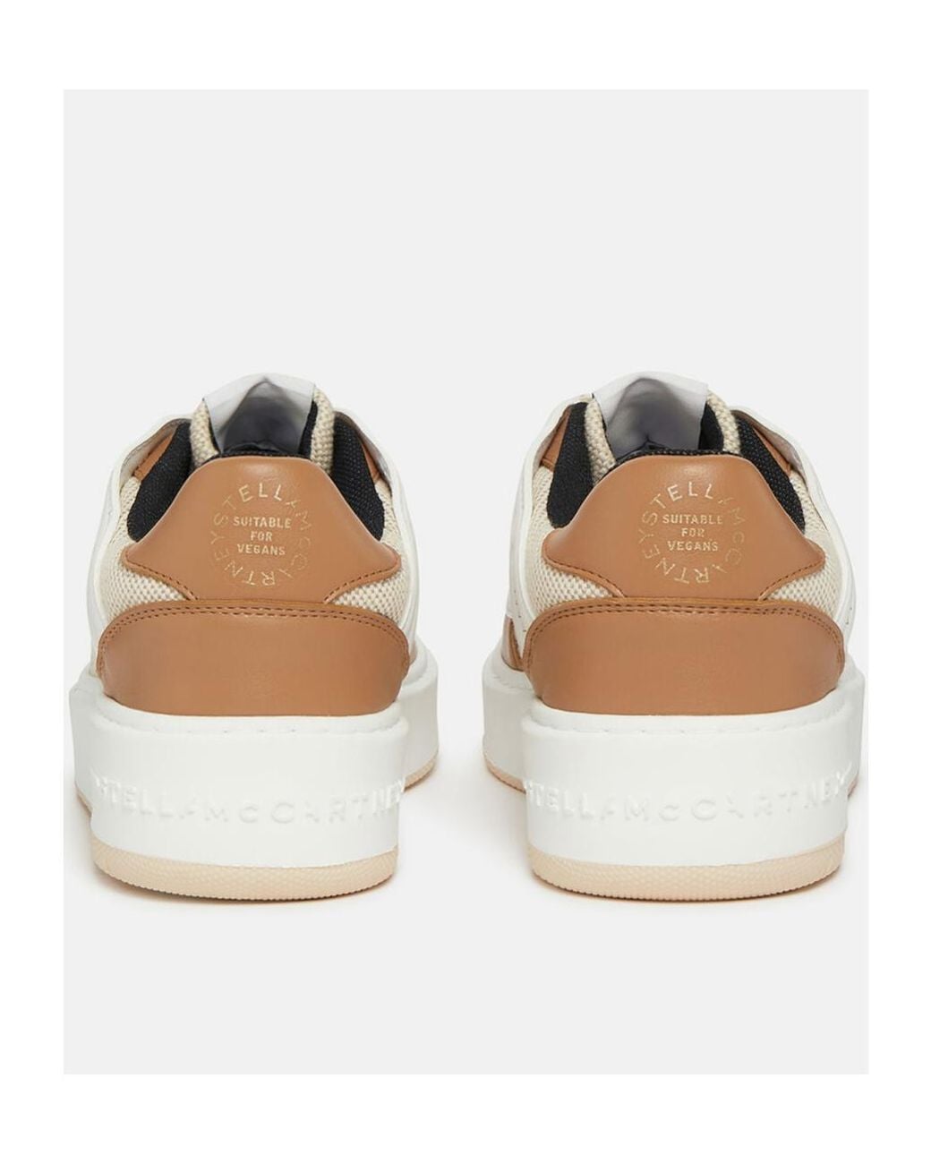 Stella McCartney White S-Wave 1 Low-Top Sneakers