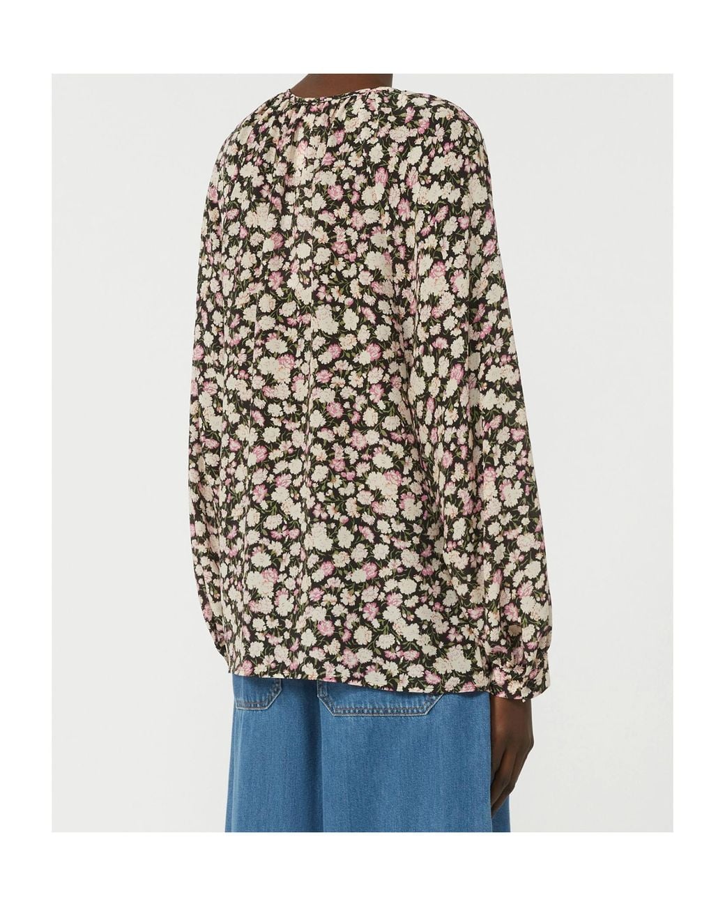 Weekend by Maxmara Multicolor Printed Silk Shirt