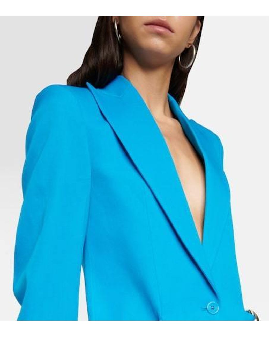 J.W. Anderson Blue Chain-Embellished Blazer