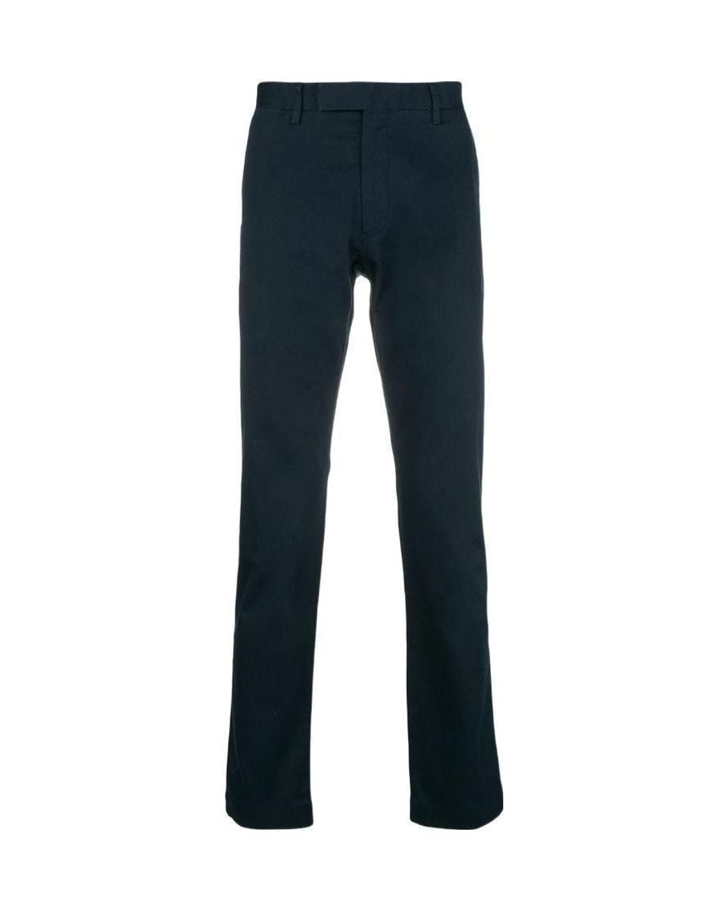 Polo Ralph Lauren Blue Mid Rise Chino Trousers for men