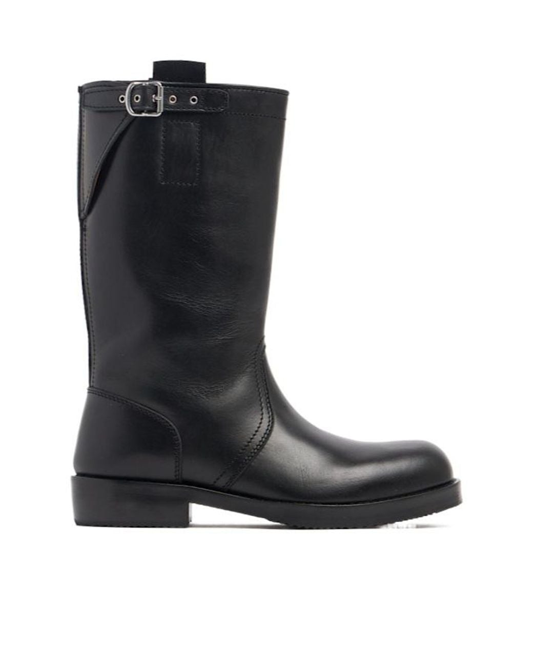 Dries Van Noten Black Buckled Boots