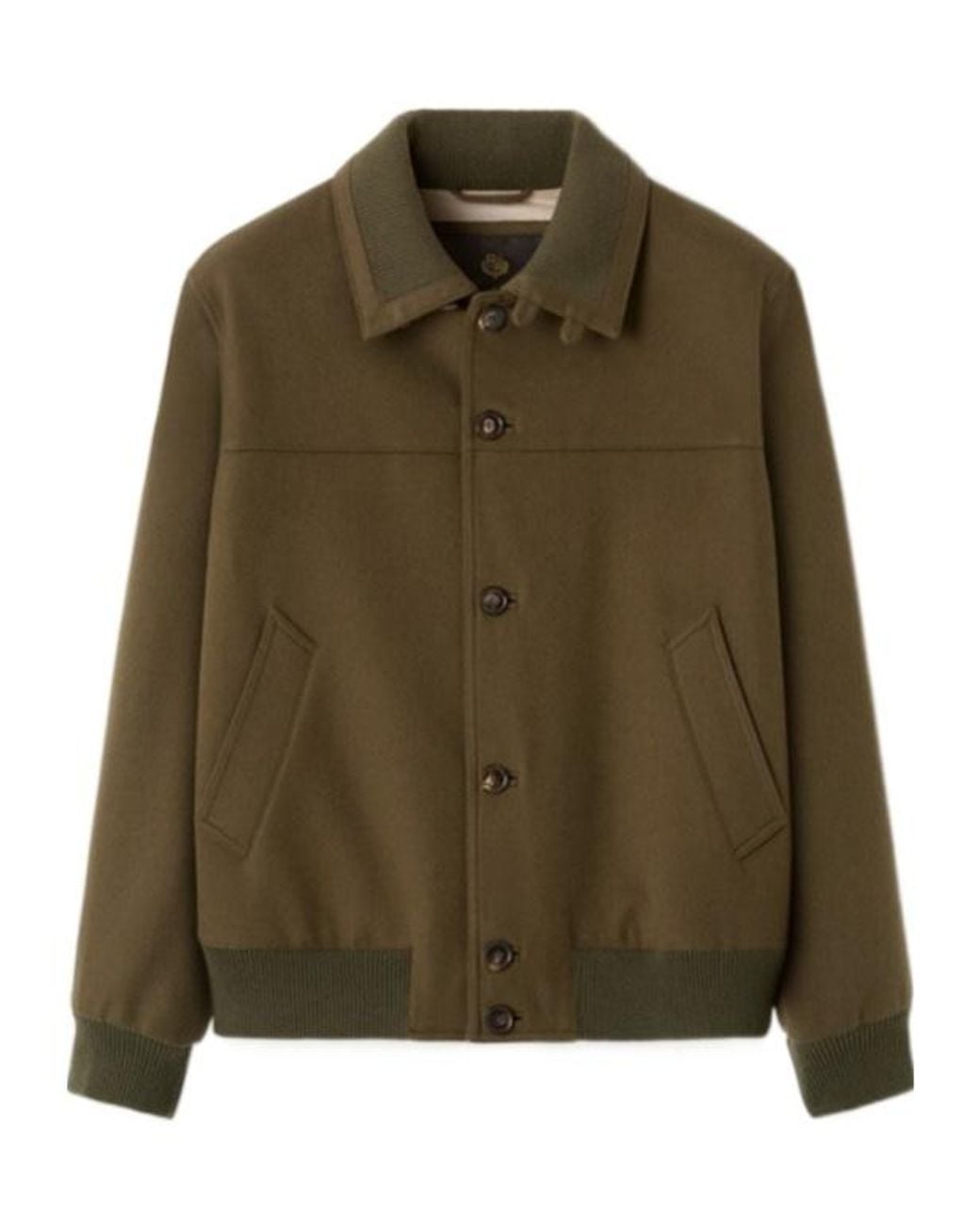 Loro Piana Green Maremma Bomber Jacket for men