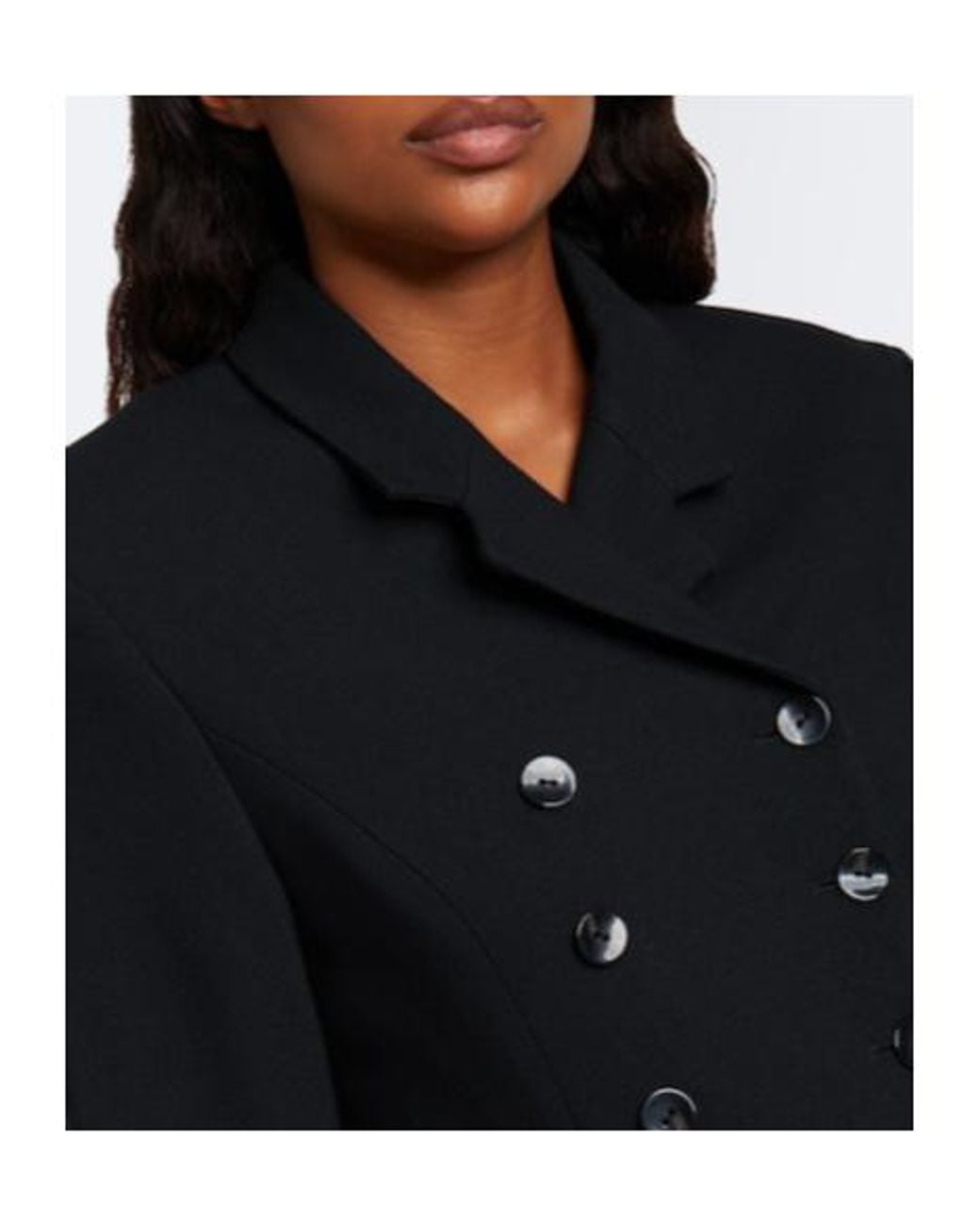 TOVE Black Double-Breasted Blazer