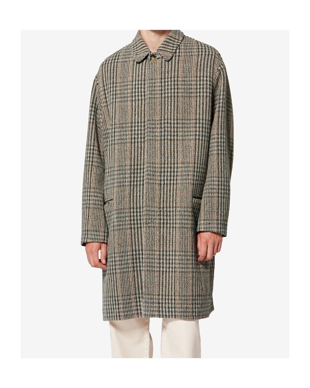 Isabel Marant Gray Franco Coat for men