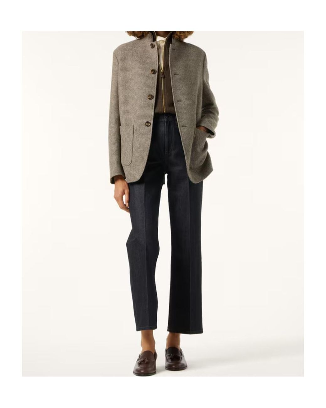 Loro Piana Brown Spagna Mini Jacket