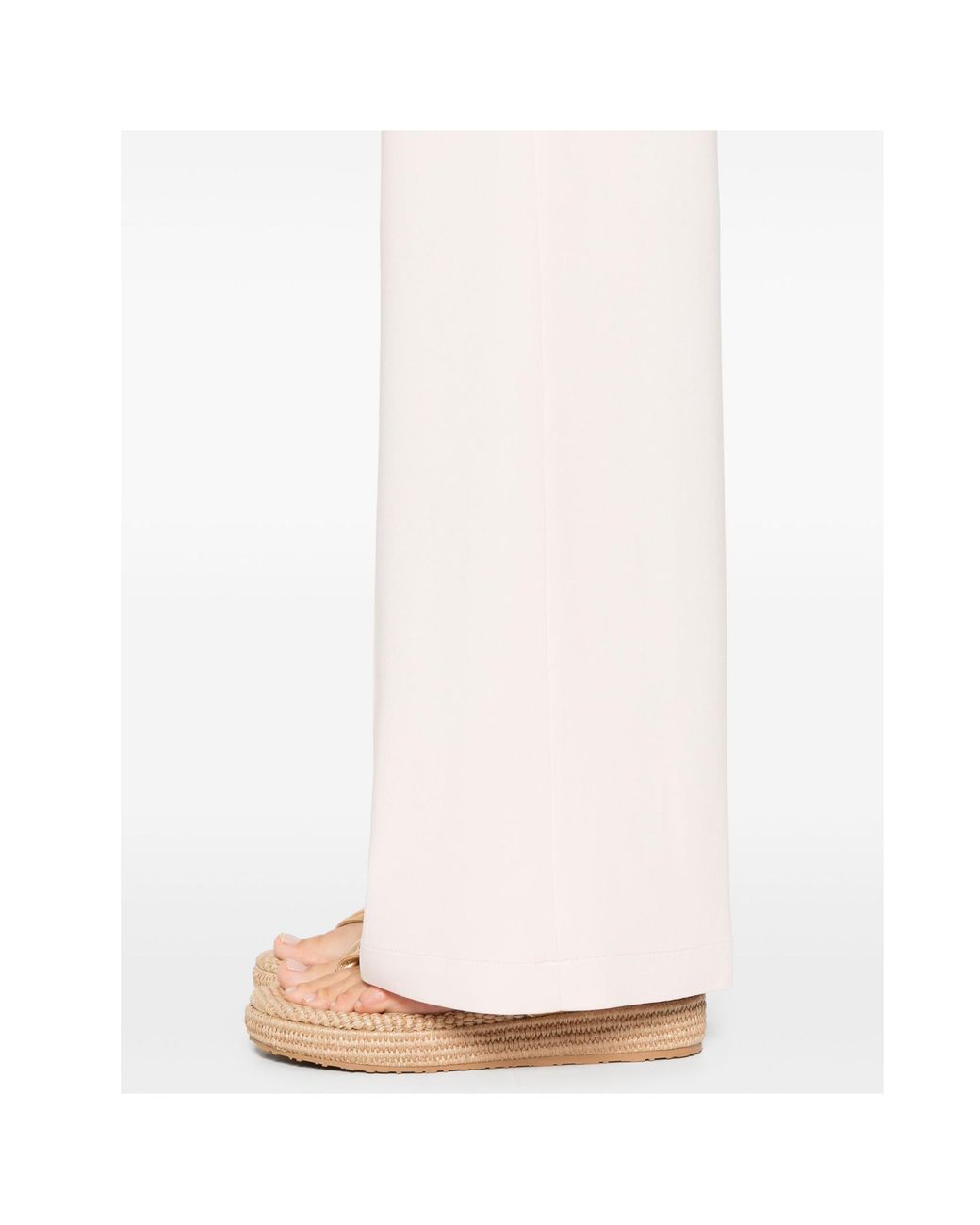 Forte_forte White Wide-Leg Casual Pants
