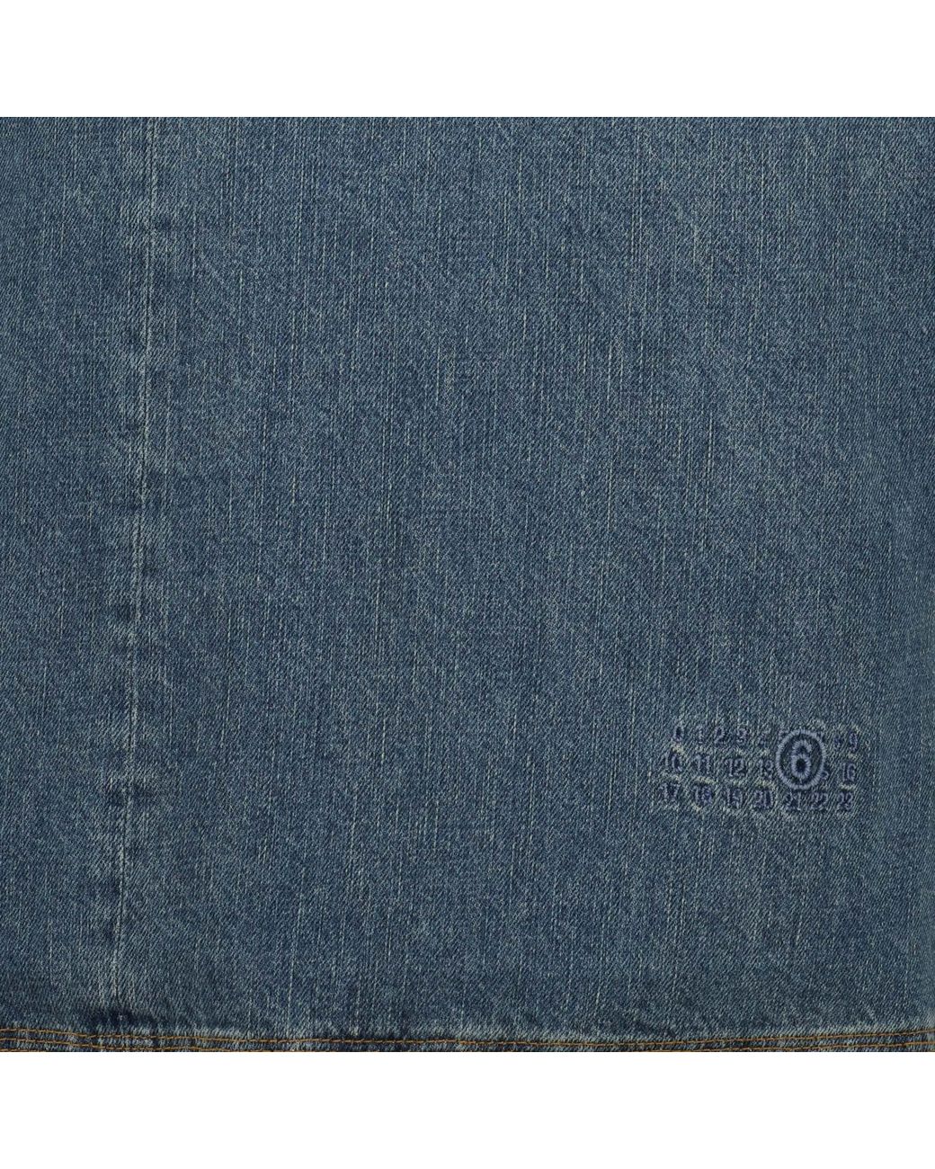 MM6 by Maison Margiela Blue Sleeveless Denim Dress
