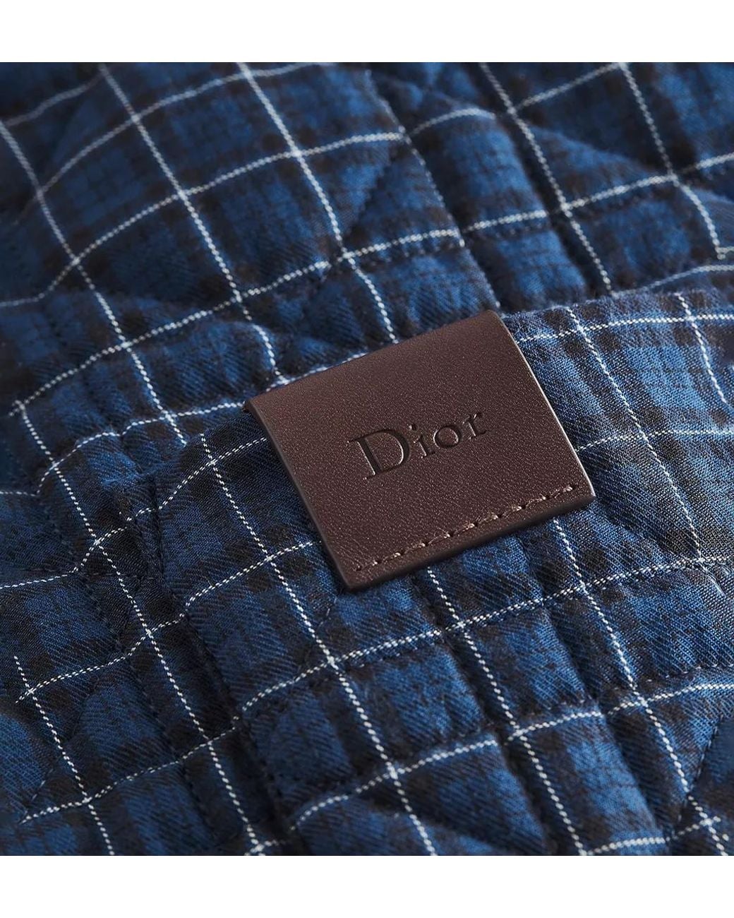 Dior Blue Long-Sleeve Casual Jacket for men