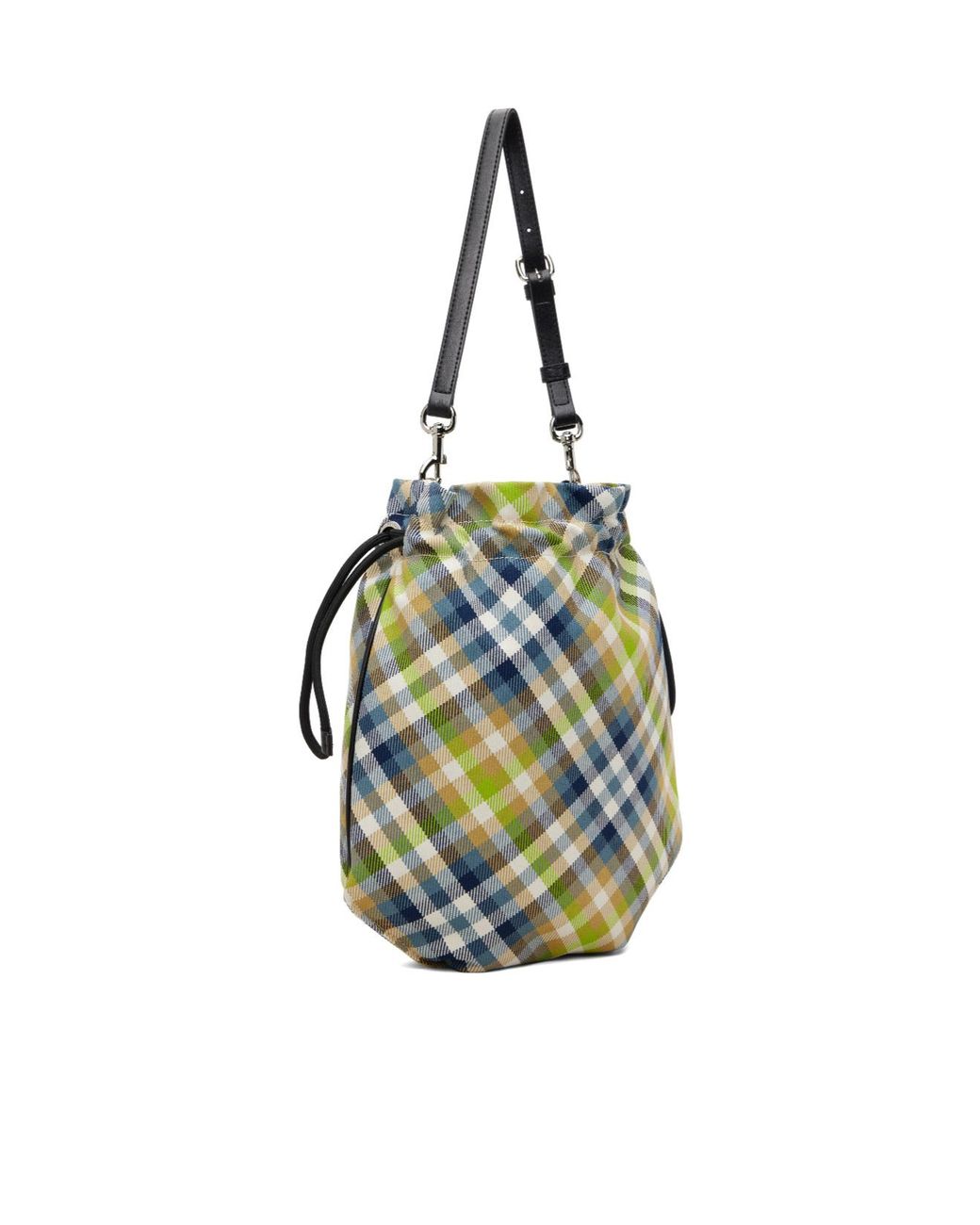 Vivienne Westwood Blue Drawstring Shoulder Bag