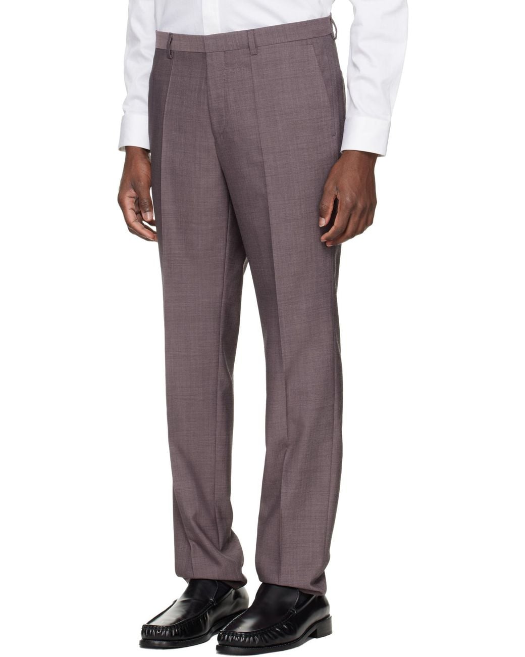 Boss Purple Long-Sleeved Blazer And Two-Piece Suit for men