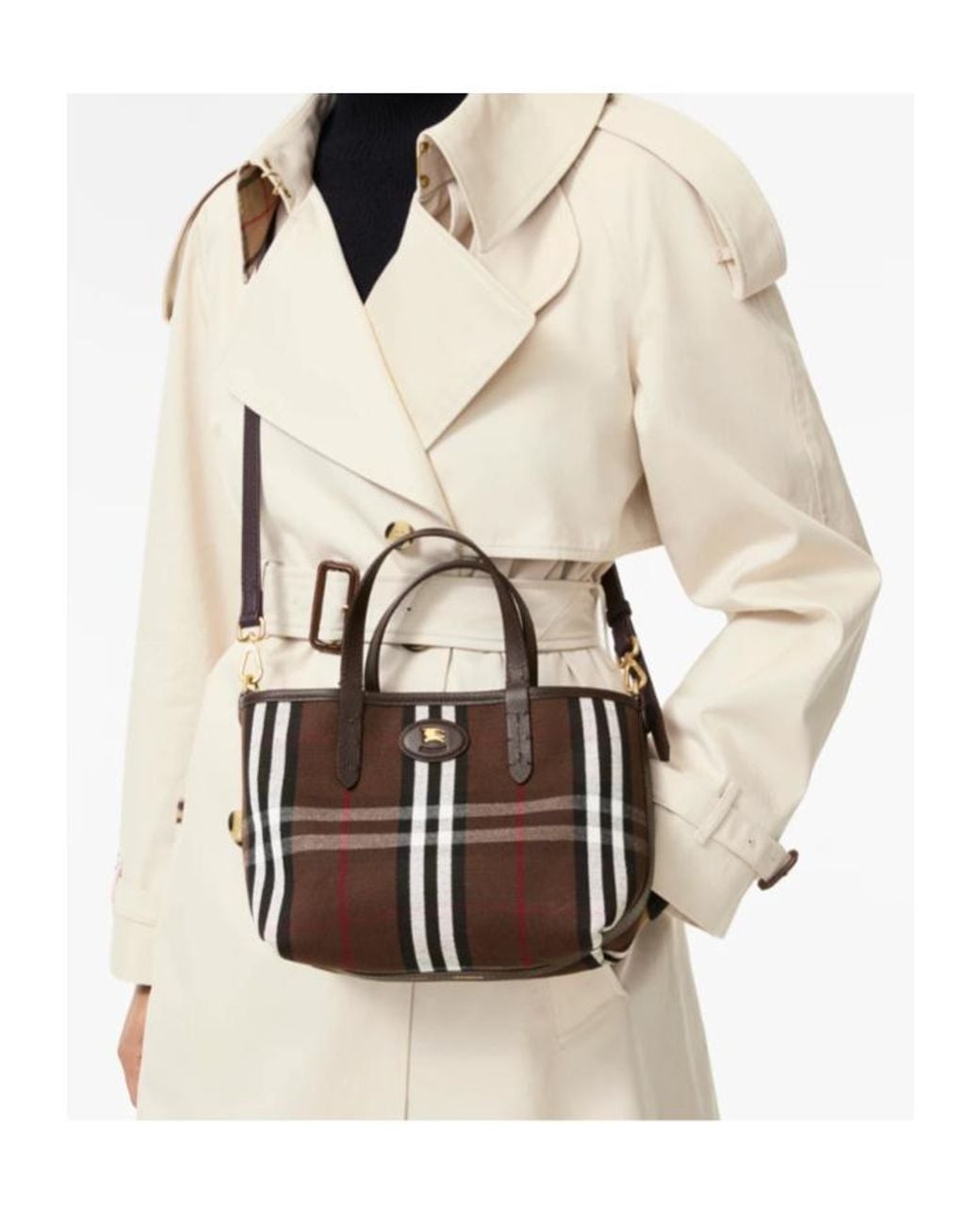 Burberry Black Mini Top Handle Shoulder Bag