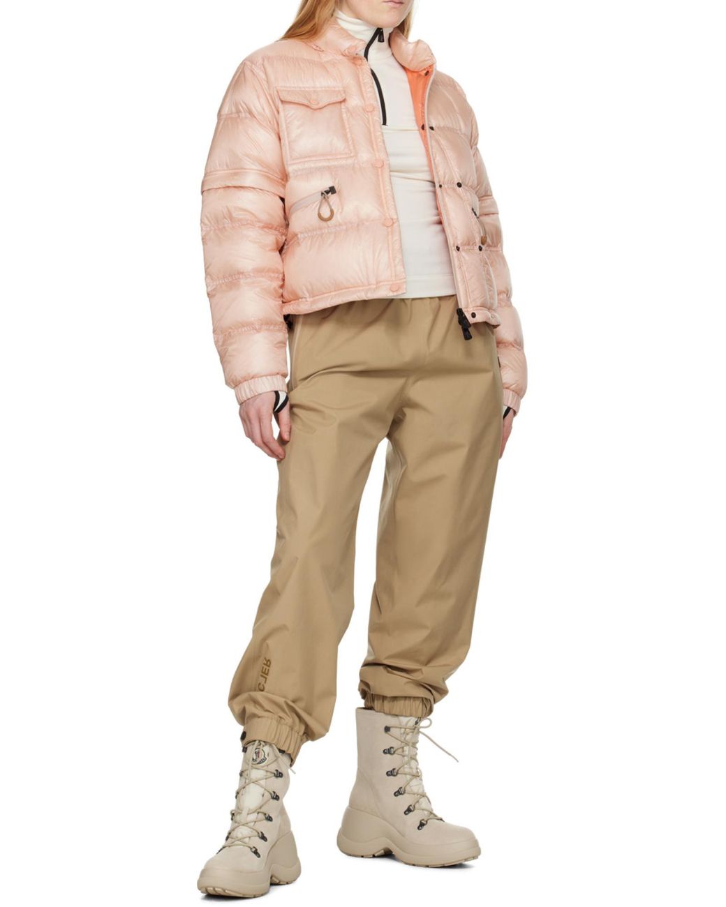 Moncler Natural Grenoble Mauduit Short Down Jacket