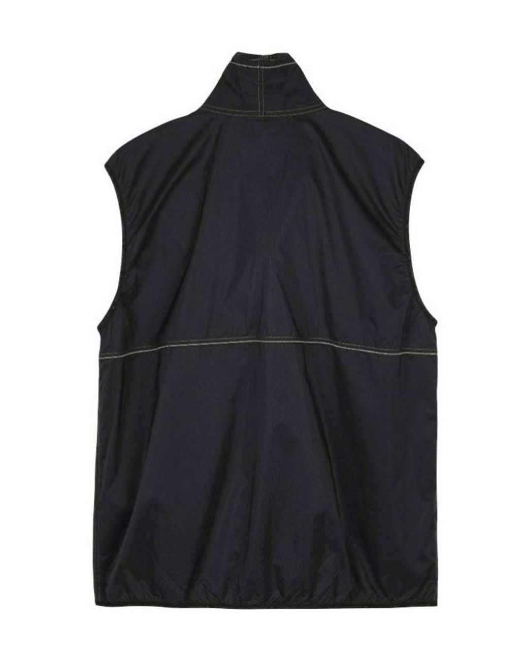 And Wander Black Pertex Windproof Vest for men