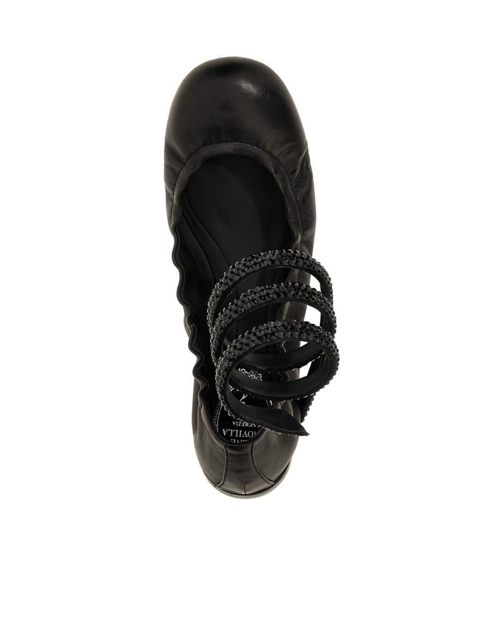 Rene Caovilla Black René Caovill Cleo Embellished Ballet Flats