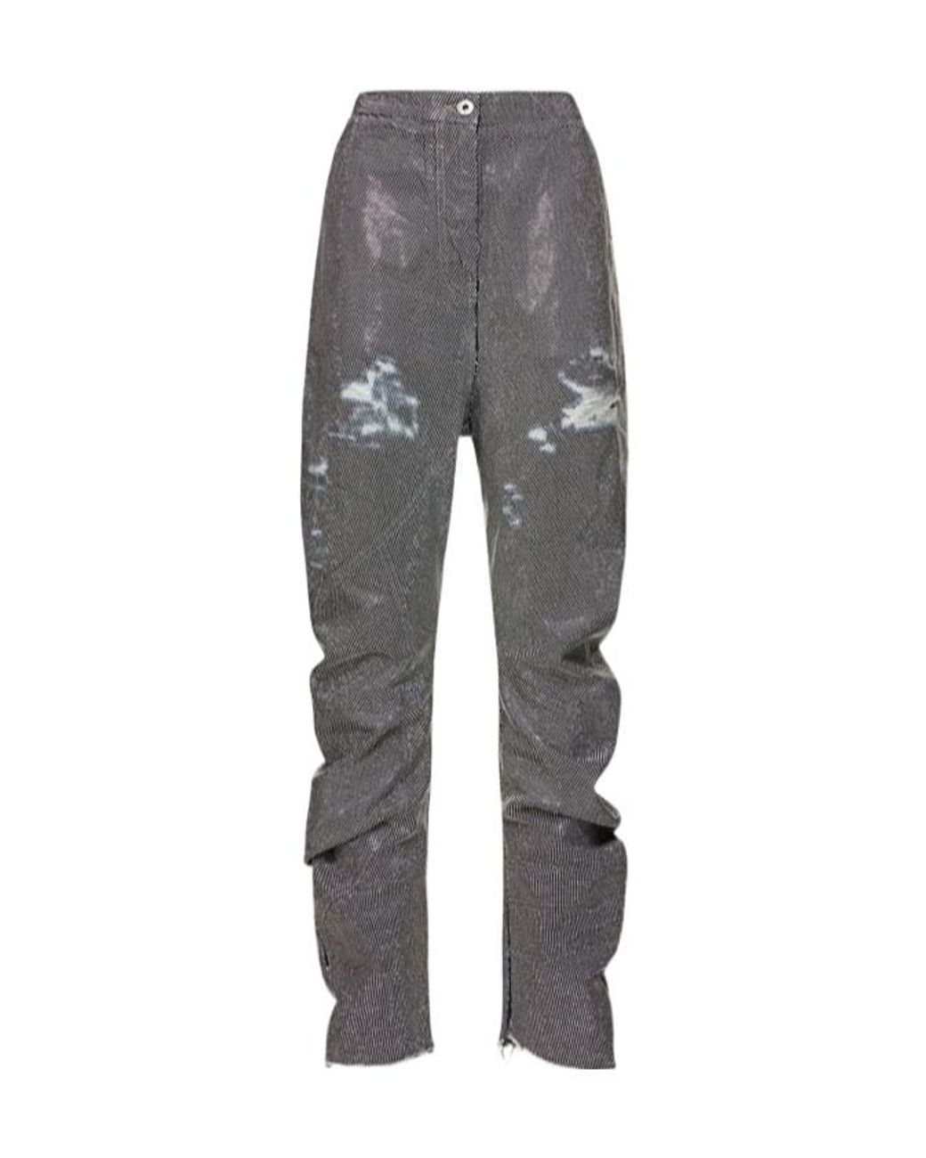 J.W. Anderson Gray Wiggle Studded Cotton Pants
