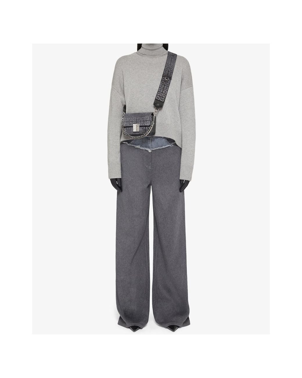 Givenchy Gray Small 4G Bag