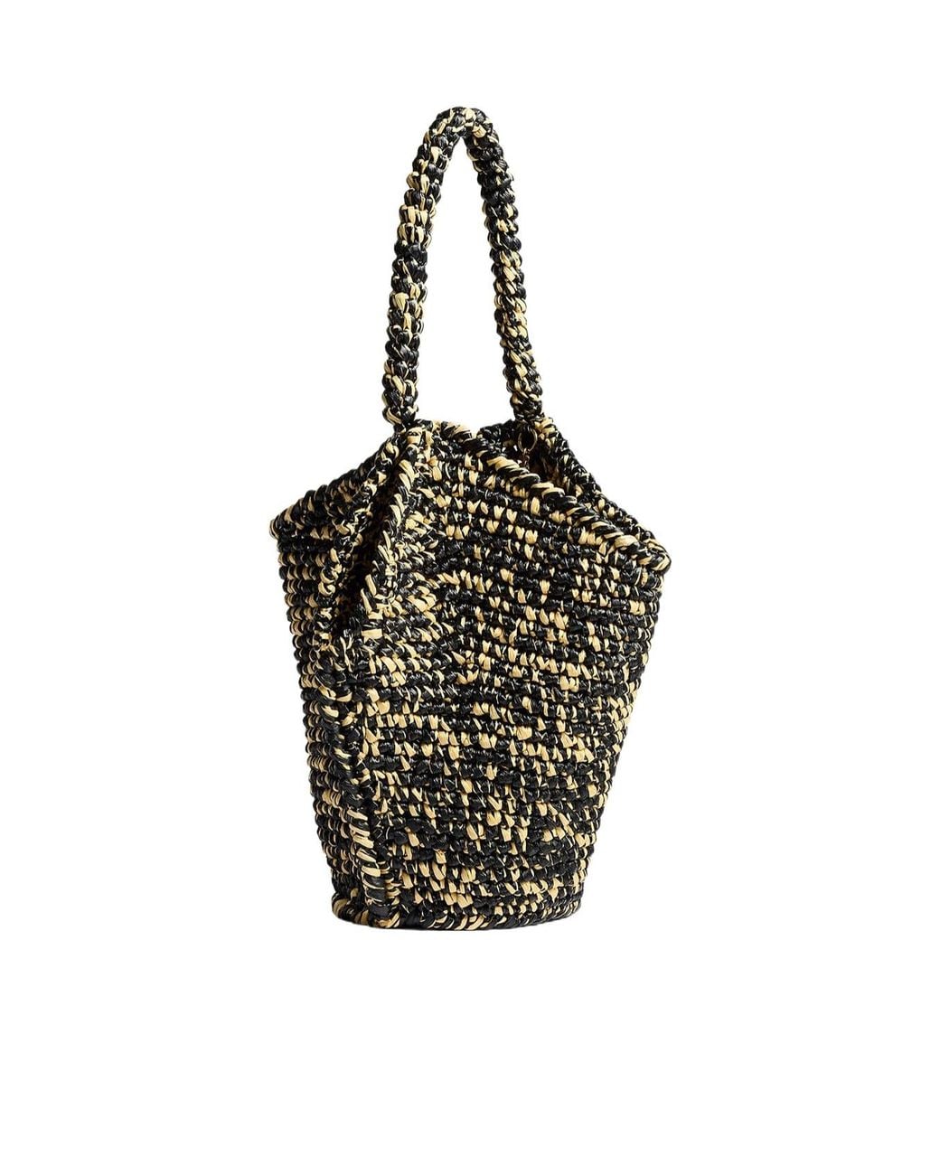 Khaite Metallic Logo-Patch Tote Bag