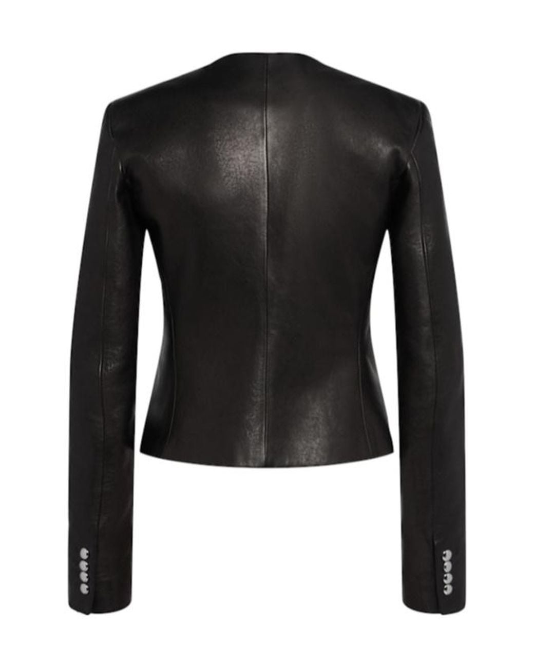 Khaite Black Nara Leather Jacket