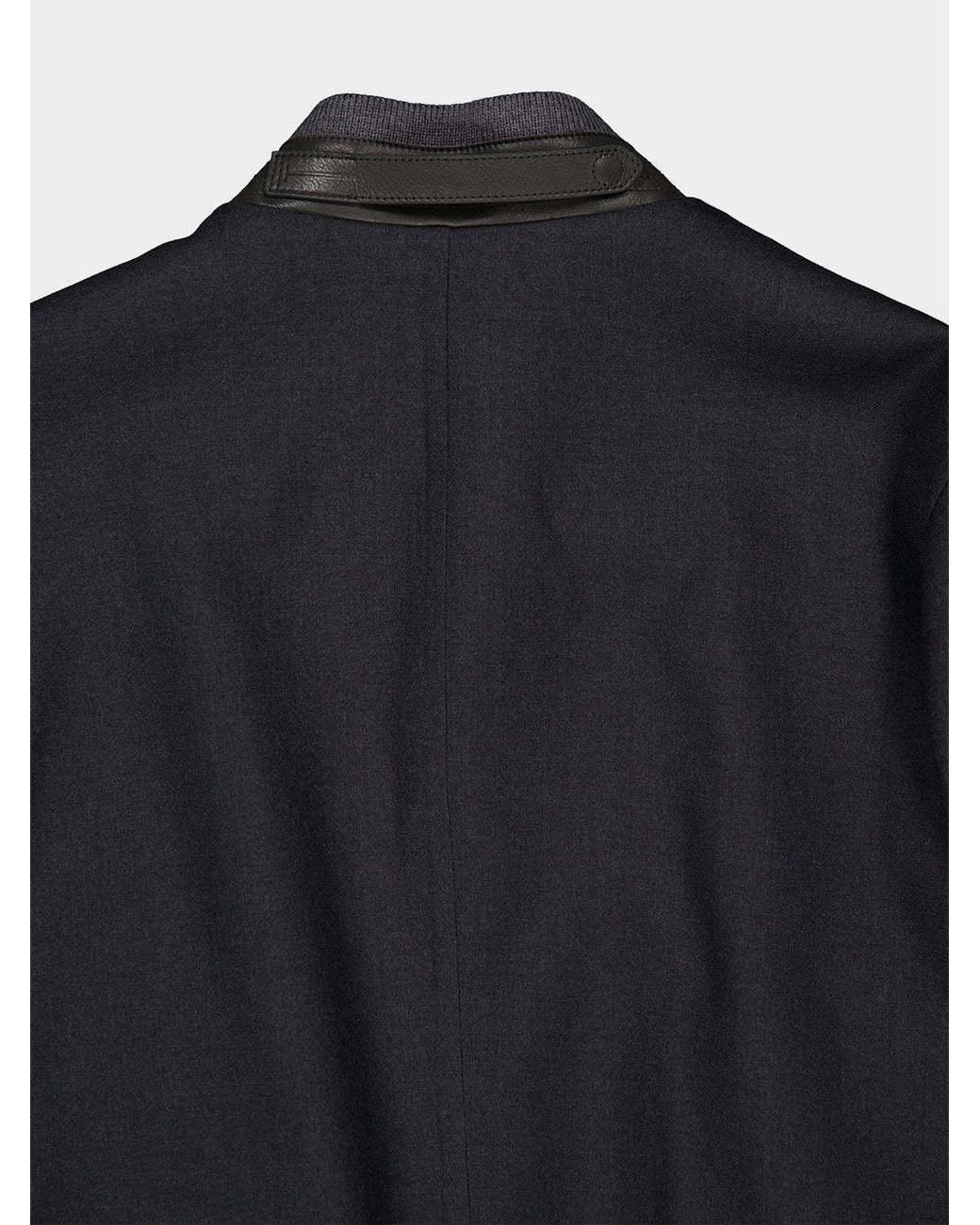 Tom Ford Blue Zip-Up Bomber Jacket for men