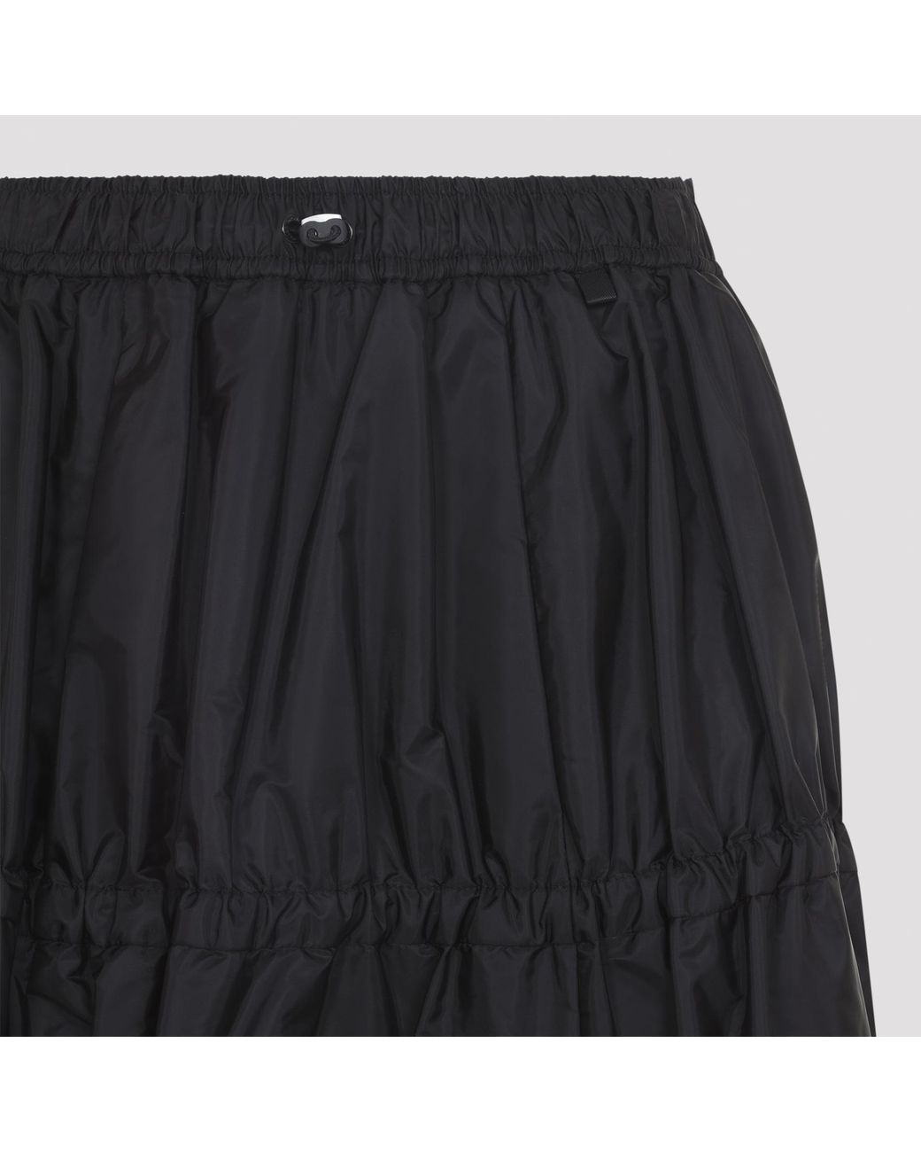 Moncler Black Ruffle Mid-Length Skirt