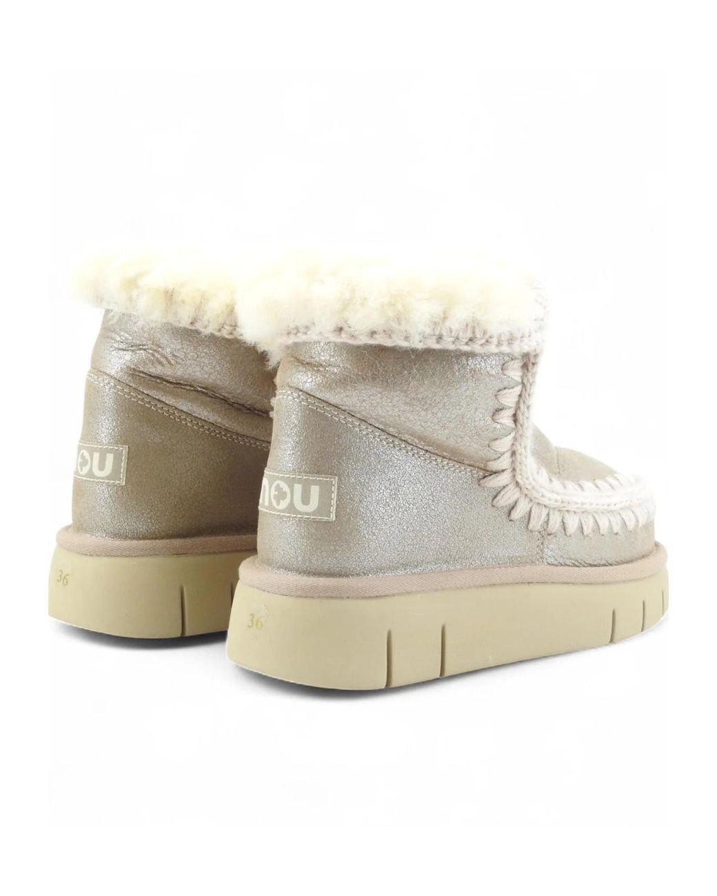 Mou Natural 'Eskimo 18' Ankle Boots
