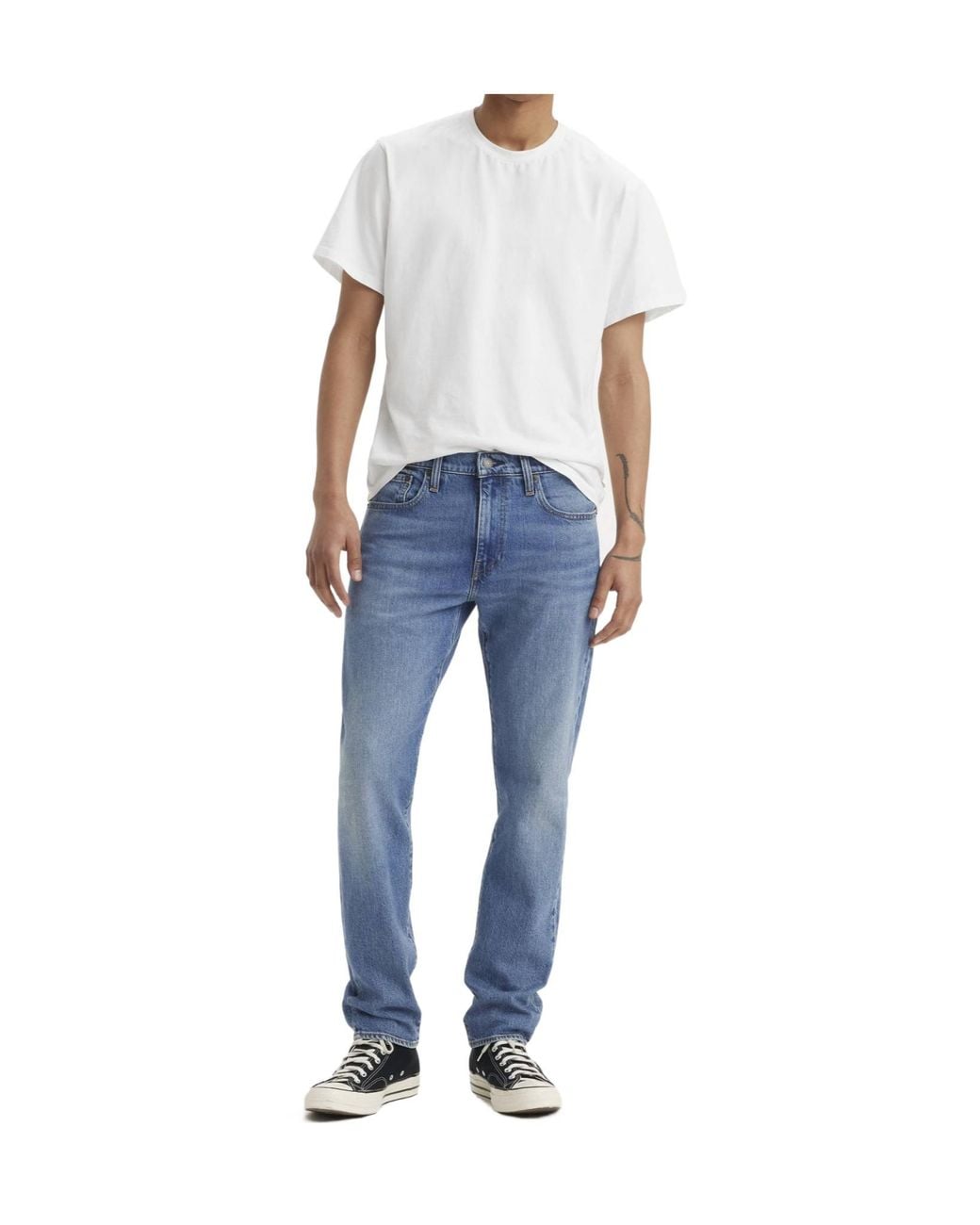 Levi's Blue 502 Taper Jeans for men