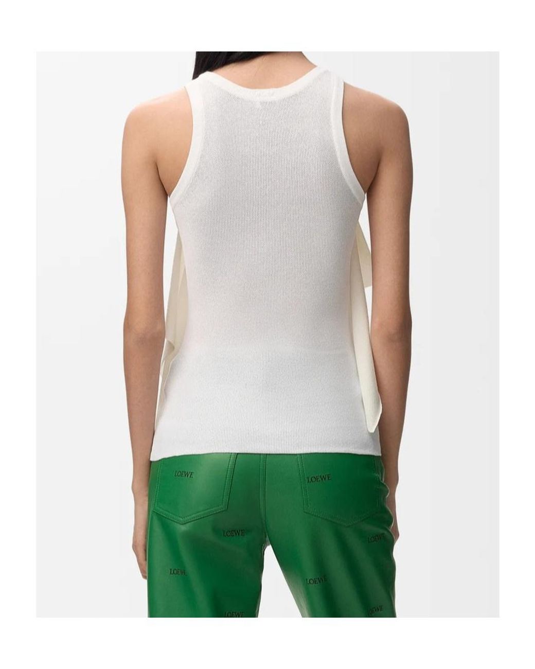 Loewe Natural Layered Sleeveless Top