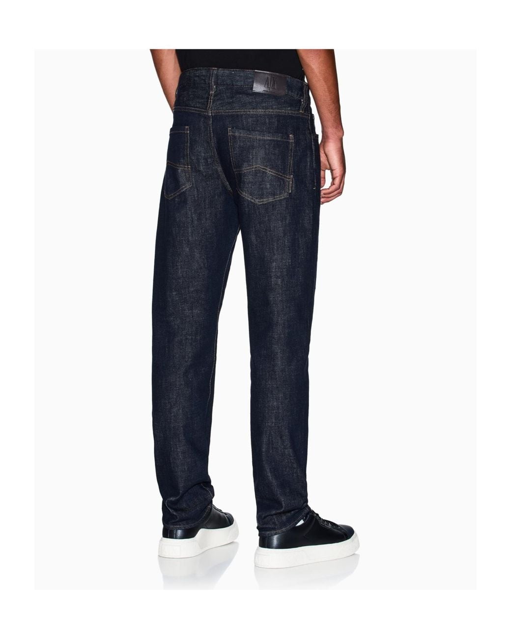 ARMANI EXCHANGE Blue Straight-Leg Jeans for men