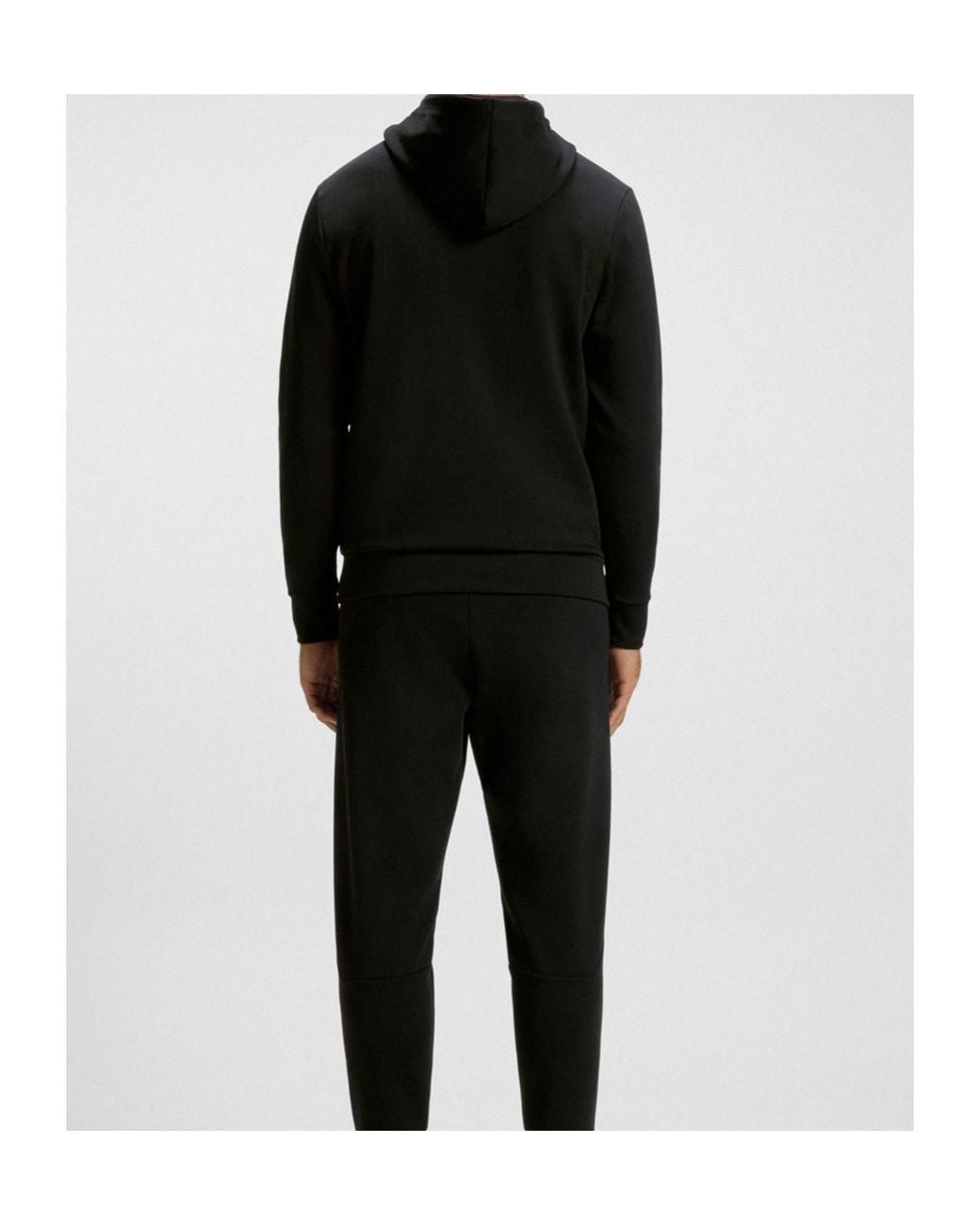 Boss Black Boss Drawstring Long-Sleeved Hoodie for men