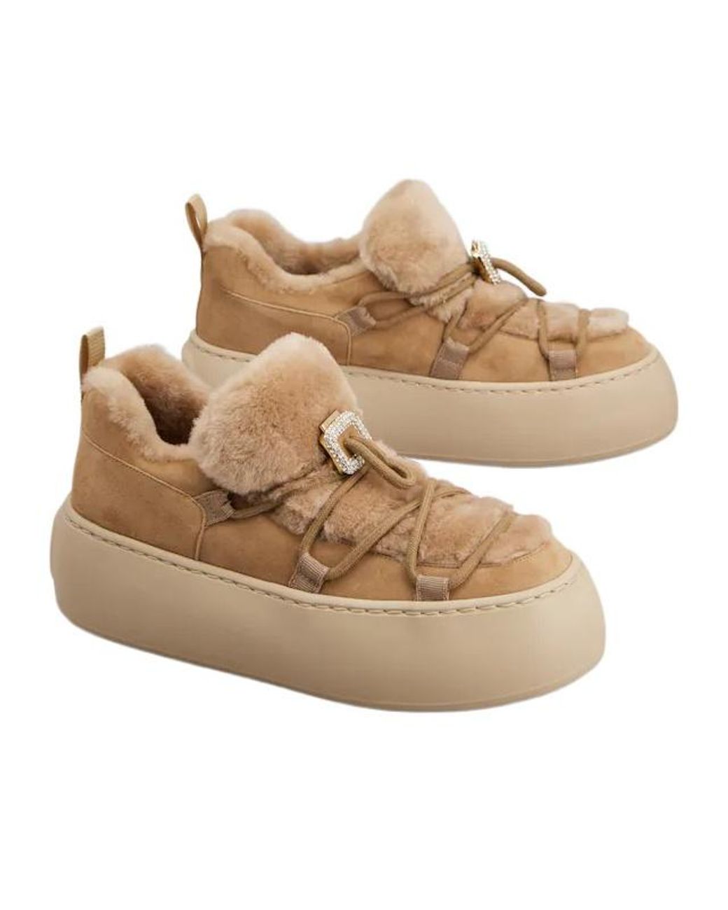 Roger Vivier Natural Viv' Up Sneakers