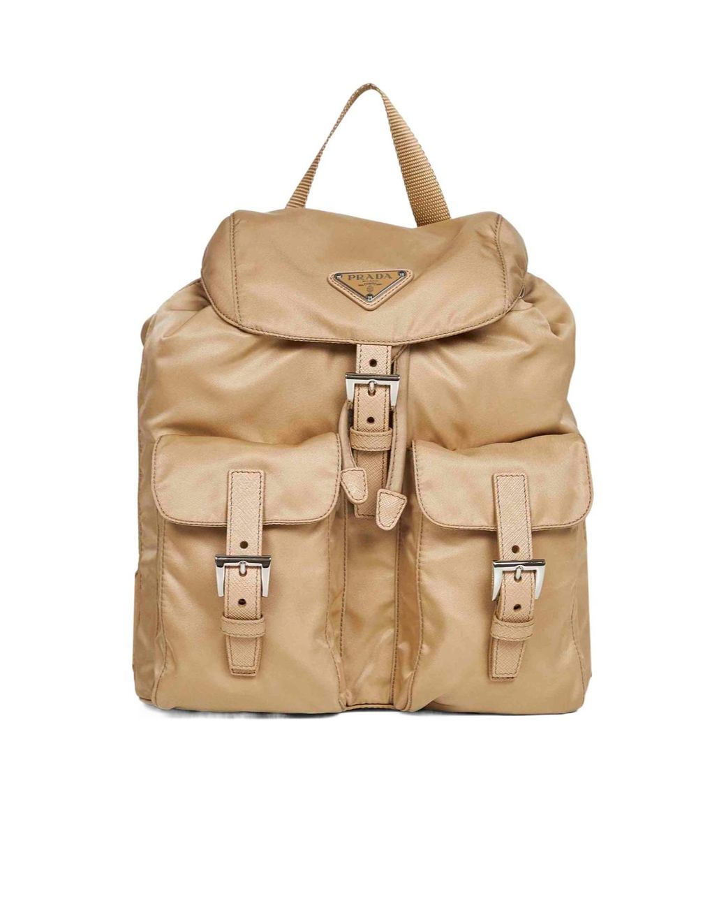 Prada Natural Small Re-Nylon Backpack
