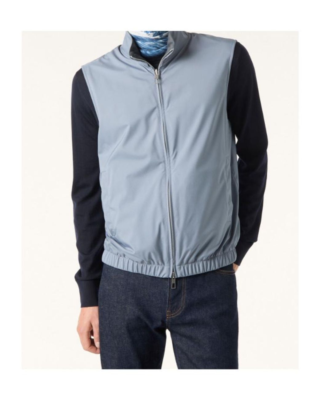 Loro Piana Blue Vest for men